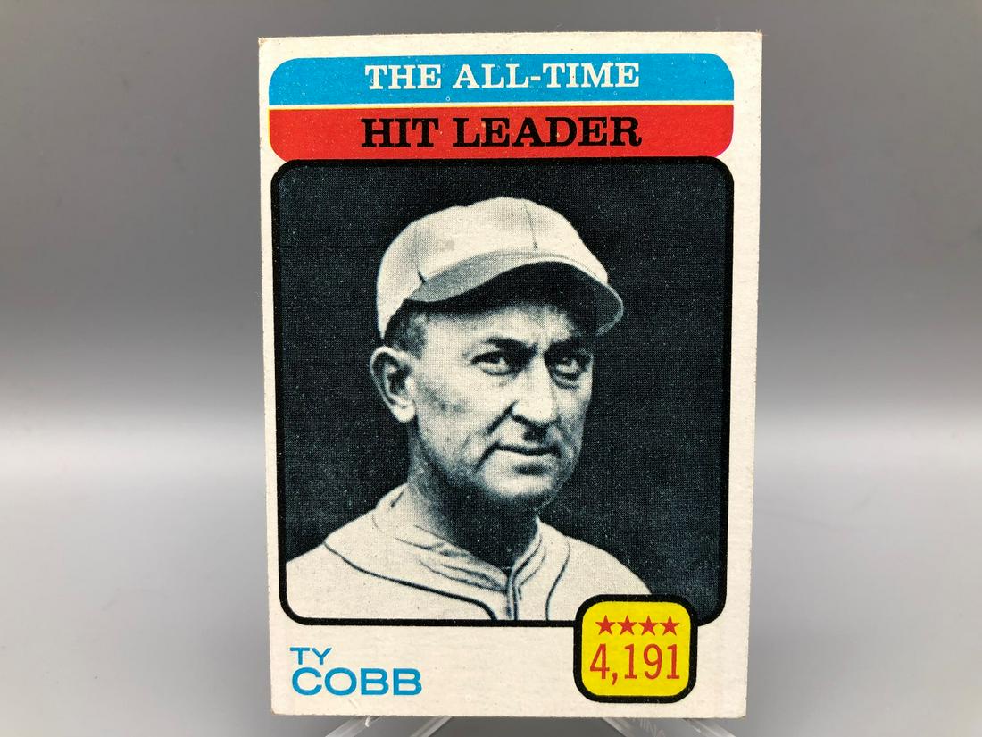 1973 Topps All Time Hits Leader Ty Cobb #471 (1 of 2)