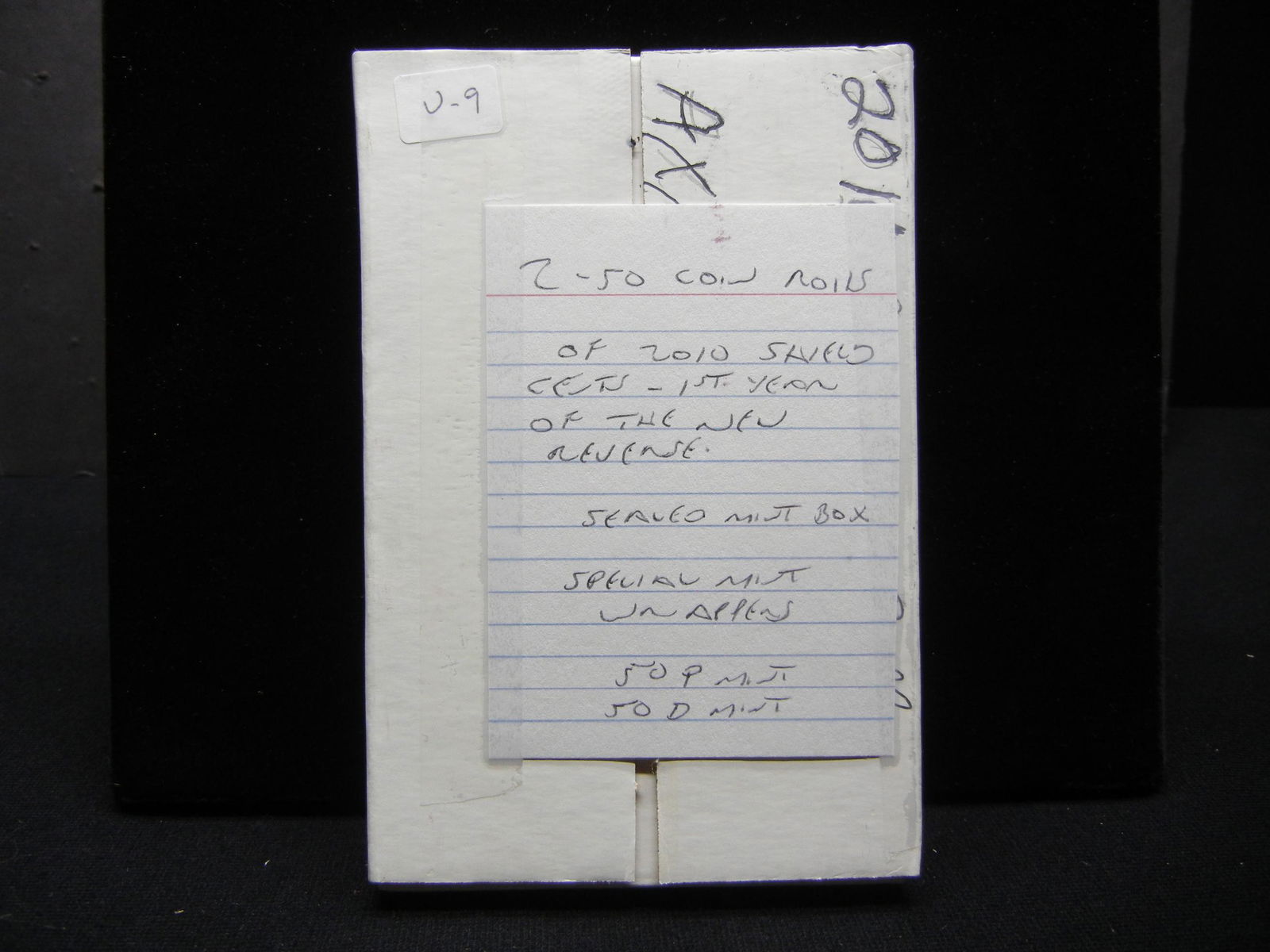 2 rolls of 50- 2010 Shield reverse Lincoln Cents in (1 of 4)