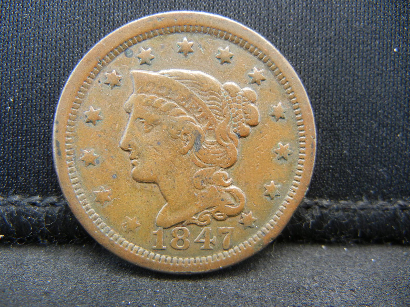 1847 Large Cent VF/XF (1 of 2)