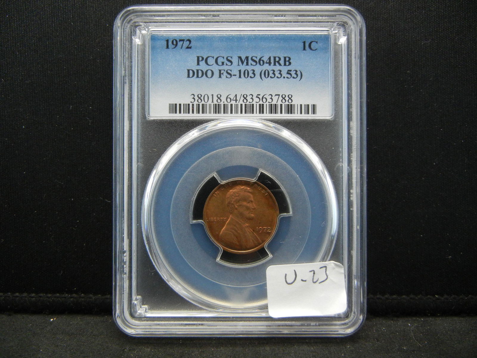 1972 Double Die Lincoln Cent. PCGS MS 64 Graded. Very (1 of 4)