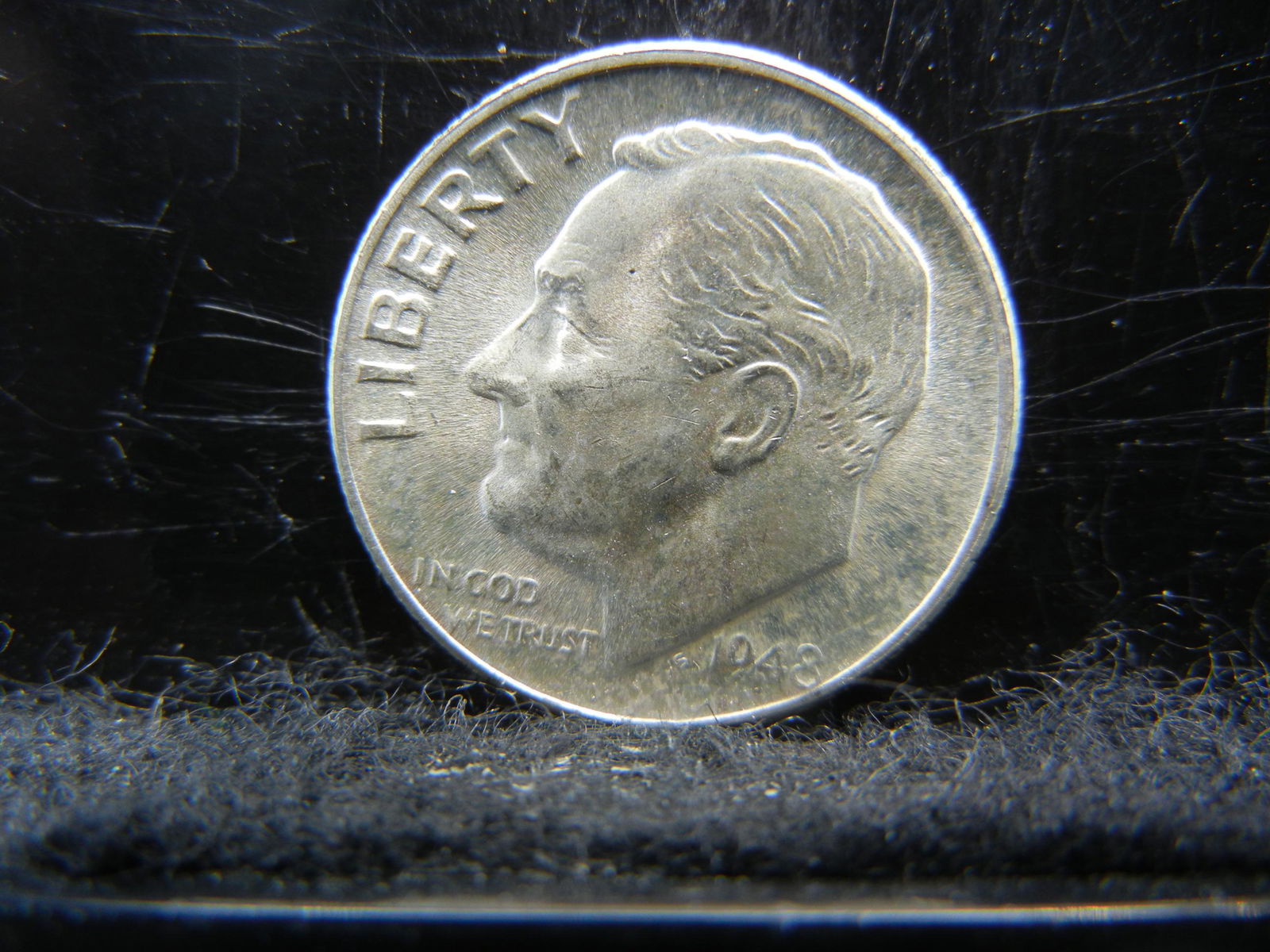 1948 d Silver Rosie Dime Gem BU Nice (1 of 2)