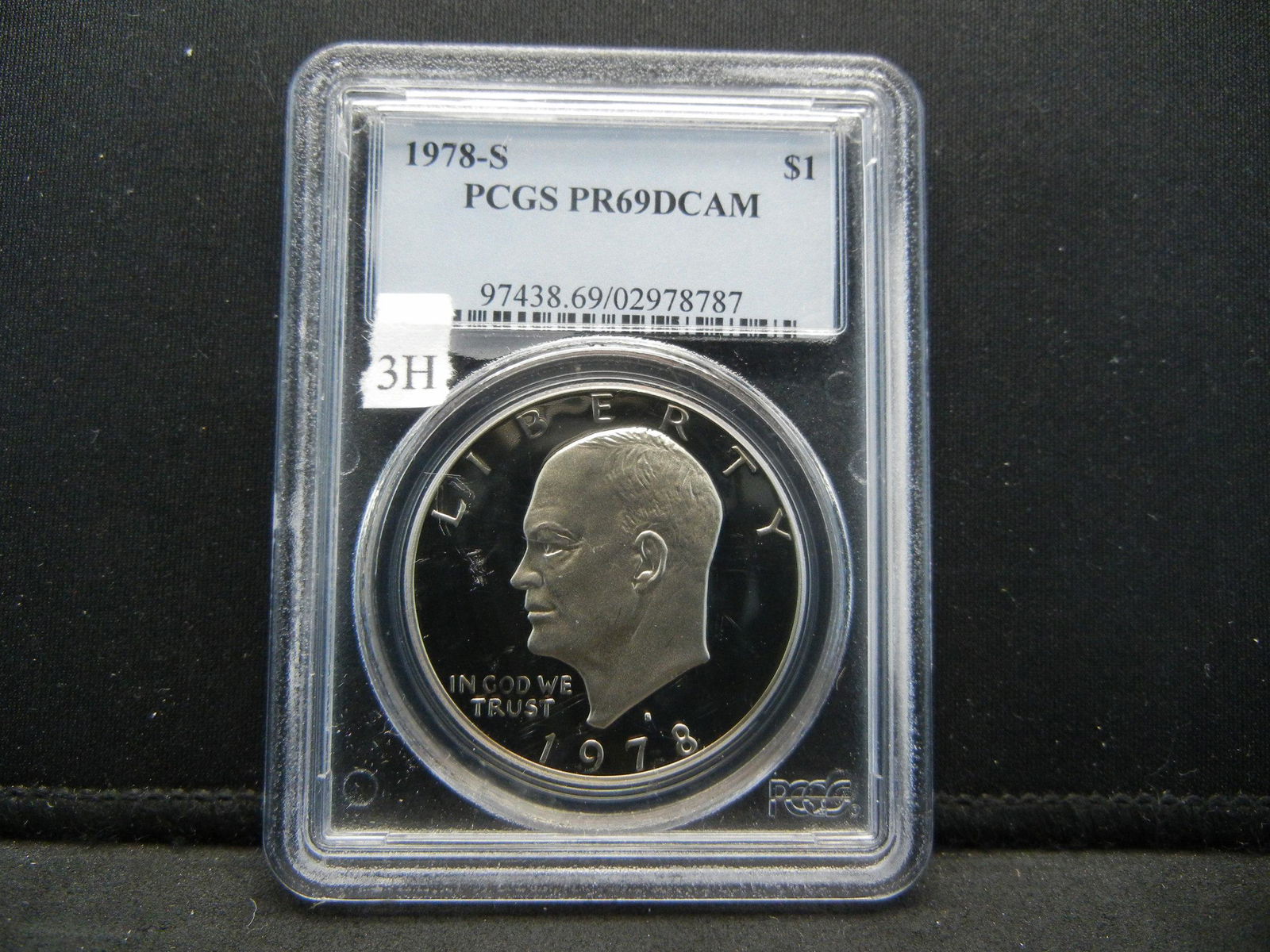 1978-S Ike Dollar. PCGS PR69 Deep Cameo. (1 of 4)