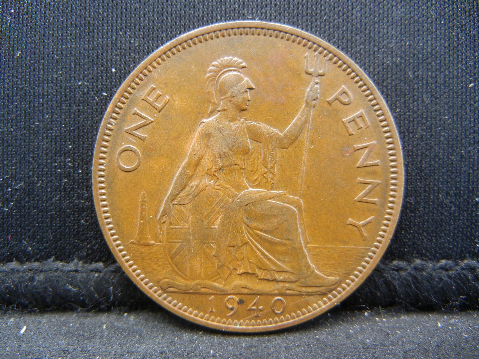 1940 Great Britain George VI One Penny: 1940 Great Britain George VI One Penny