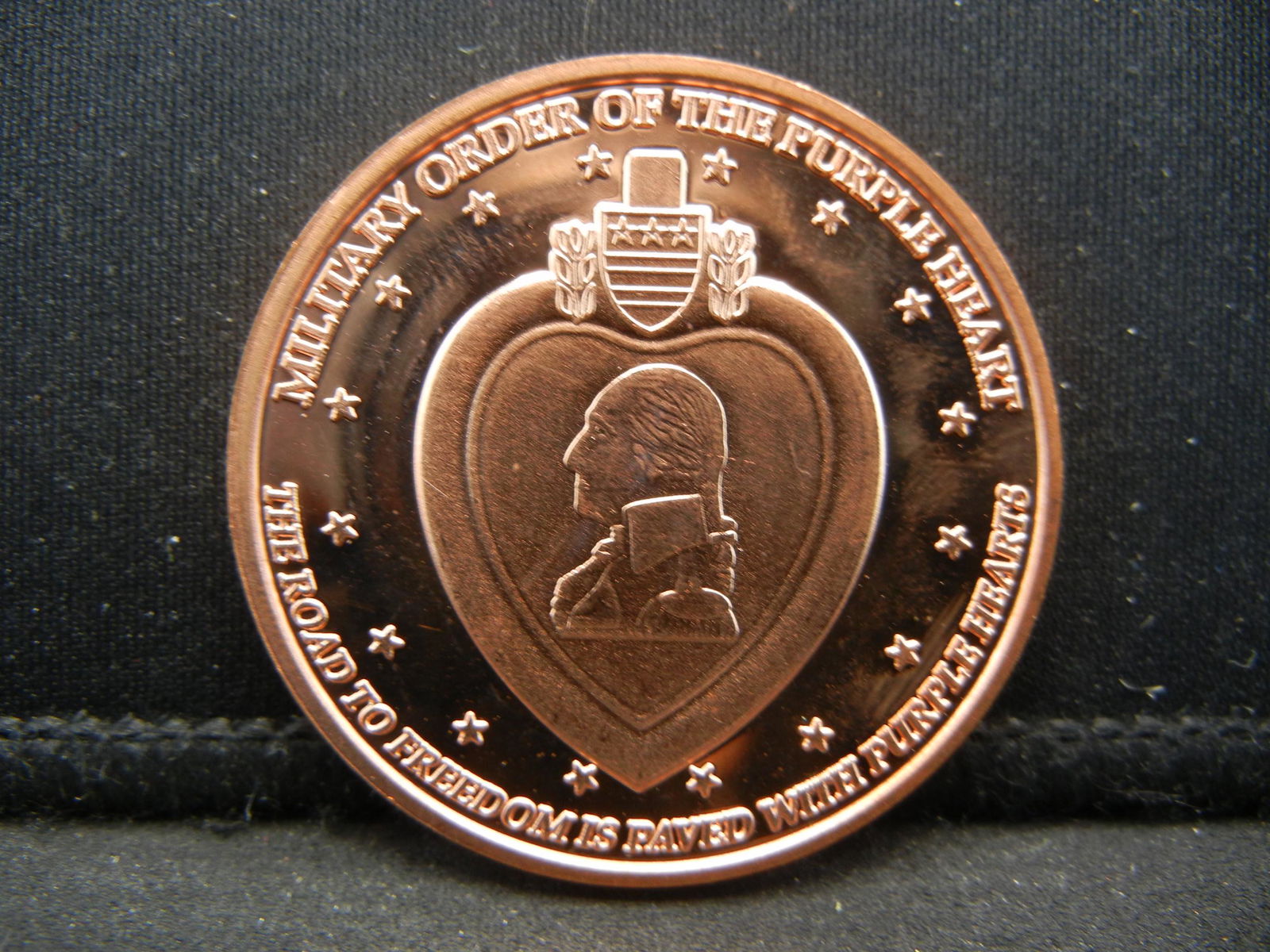 Copper Round .999 Purple Heart (1 of 2)