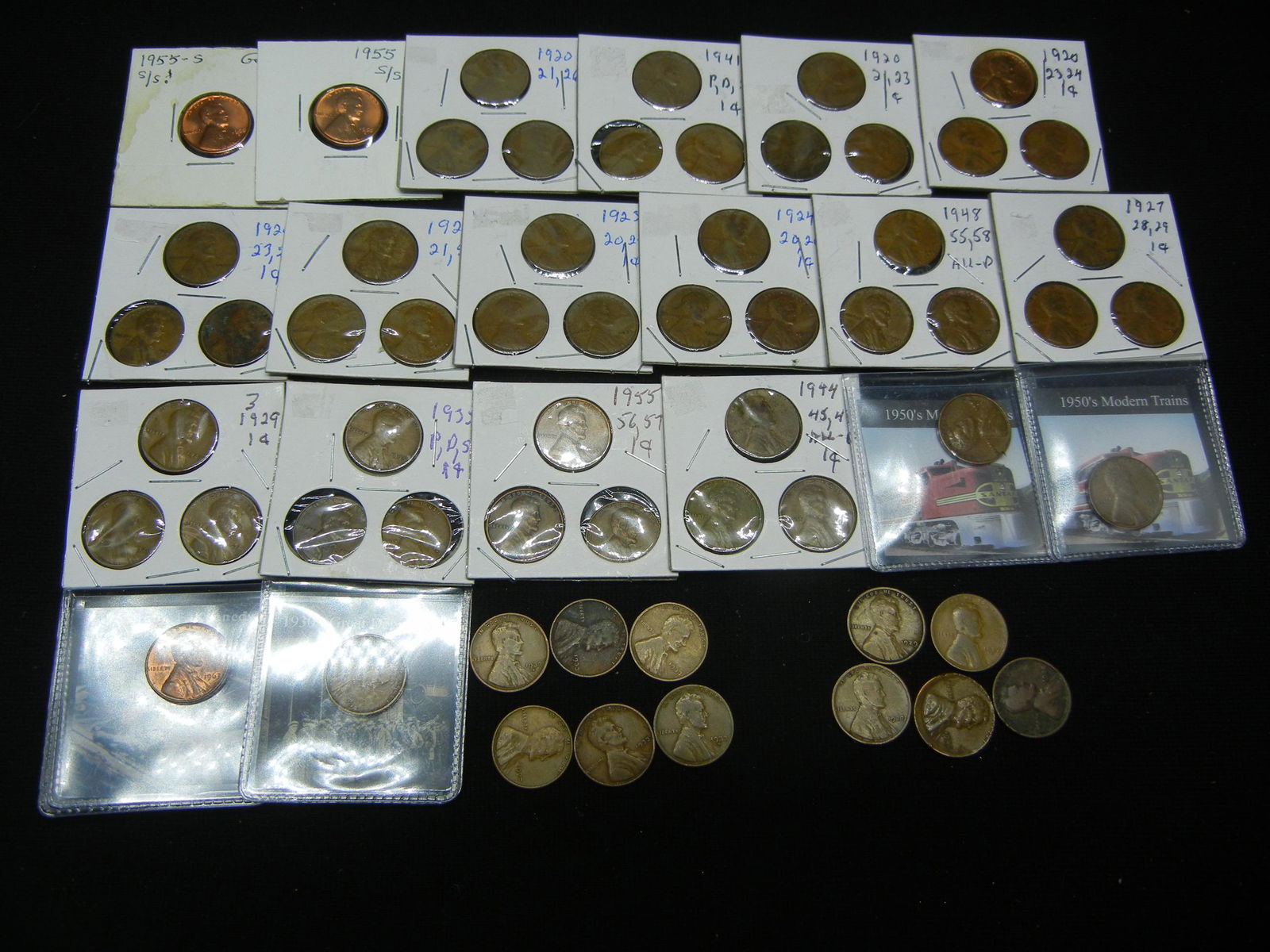 Lot of Lincoln Wheat cents, Mixed Dates (1 of 5)