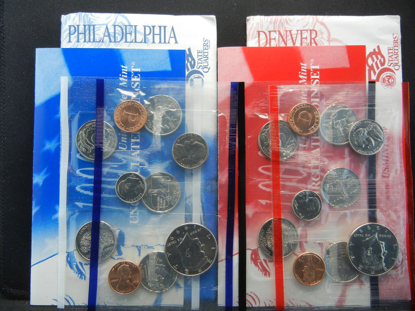 1999 PD US Mint Uncirculated Coin set (1 of 13)