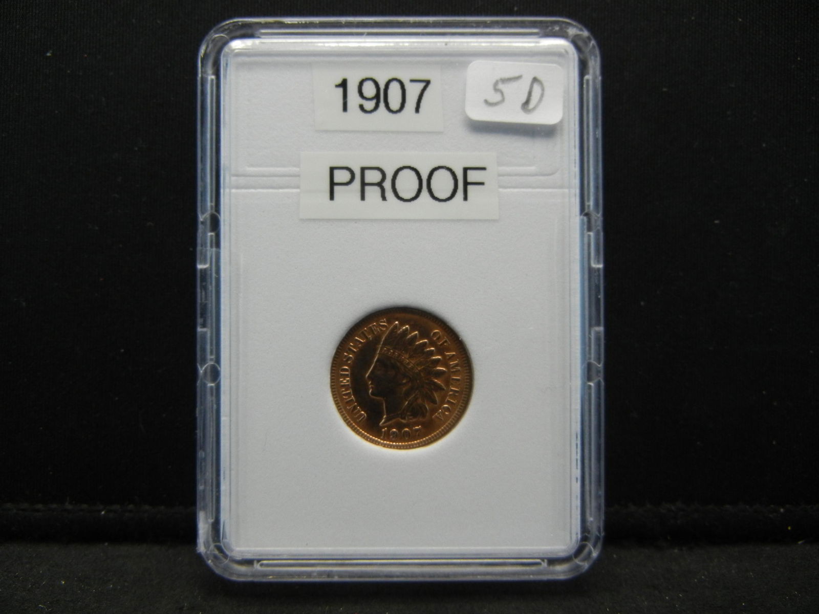 1907 Indian Head Cent, Full Bold Liberty With 3 (1 of 4)