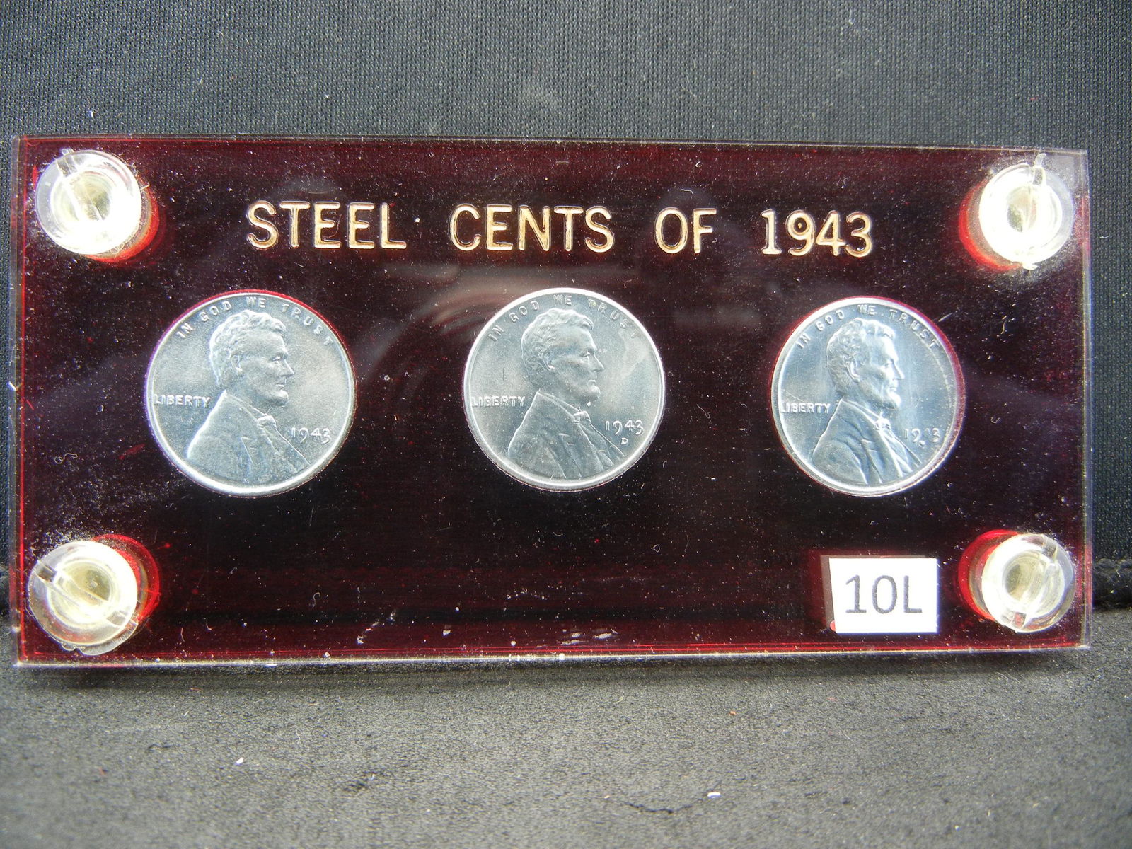 1943 PDS Lincoln Steel Cents Set, Wartime Emergency (1 of 2)