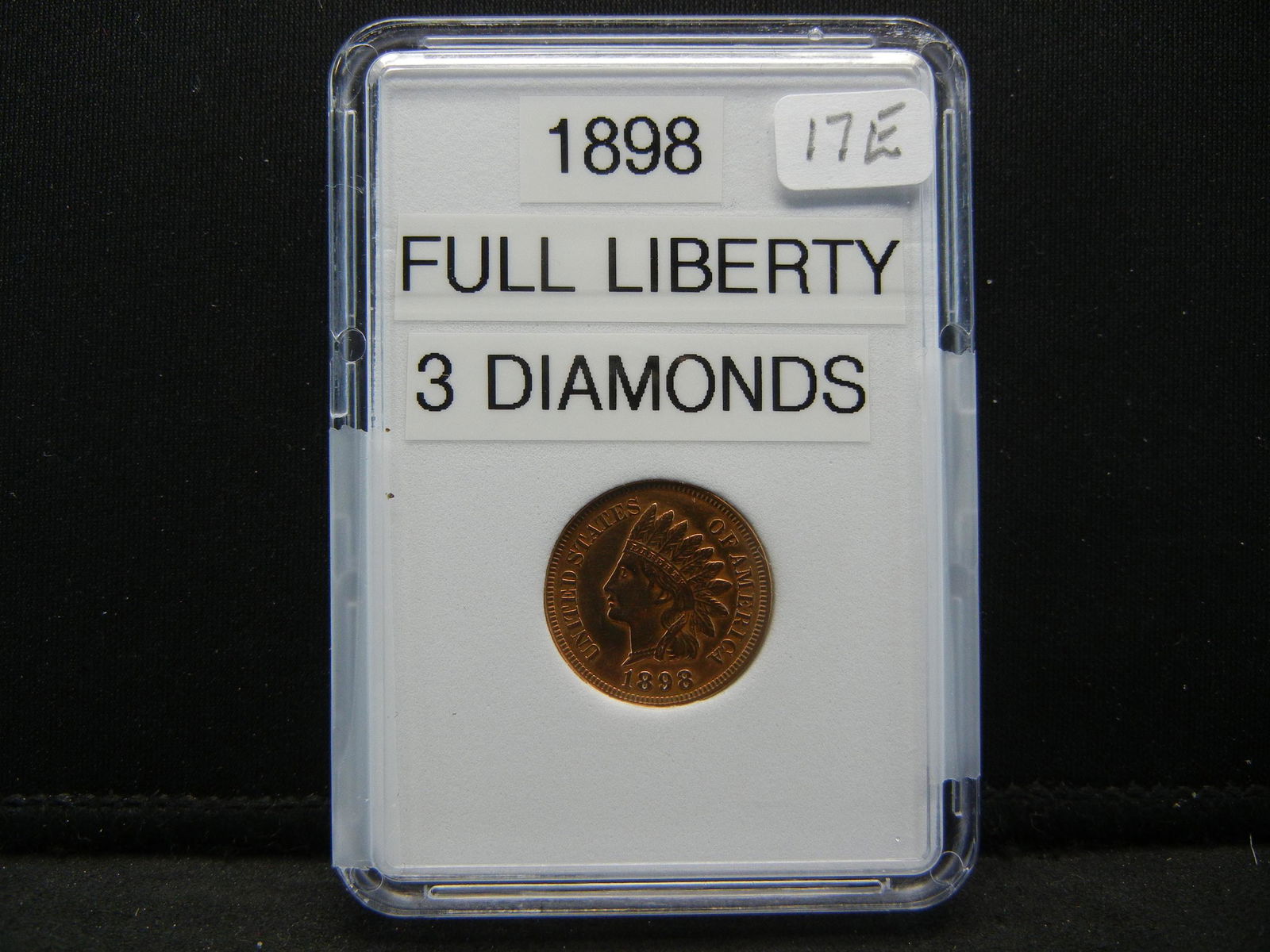 1898 Indian Head Cenr, Full Liberty (1 of 4)