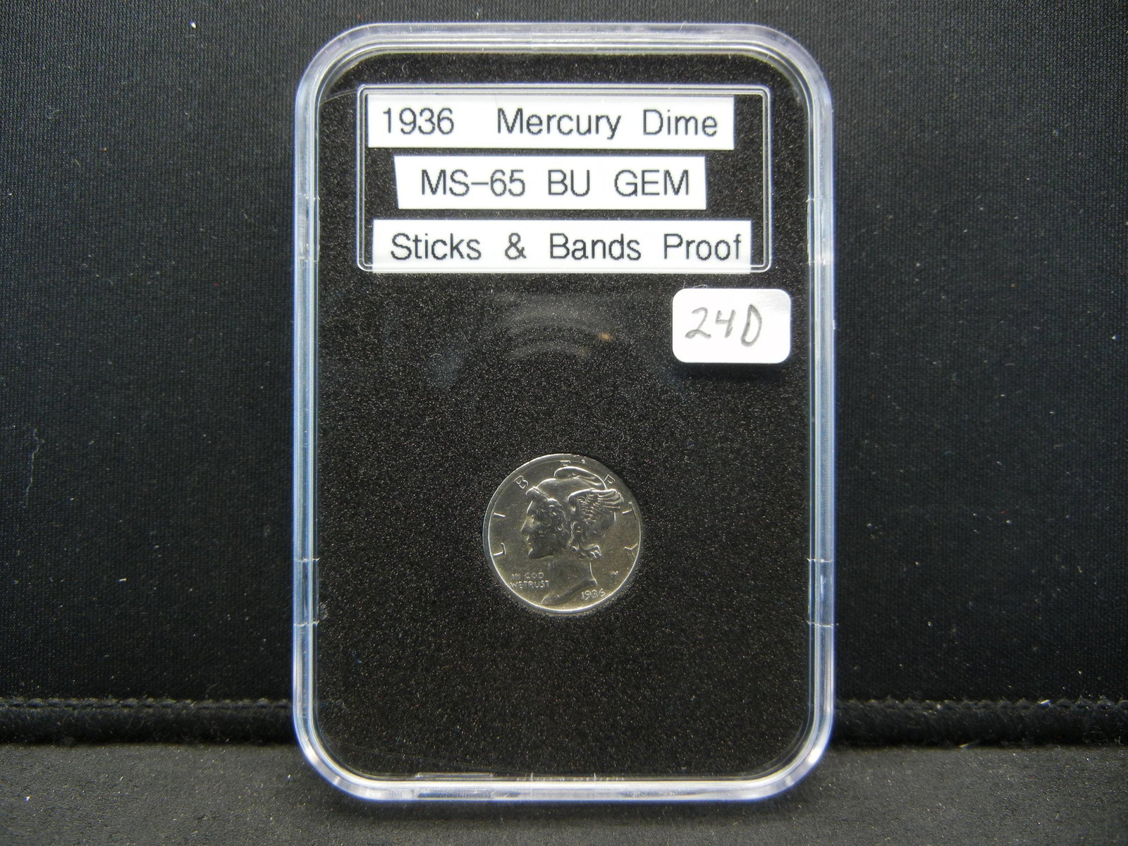 1936  Mercury Dime BU (1 of 4)