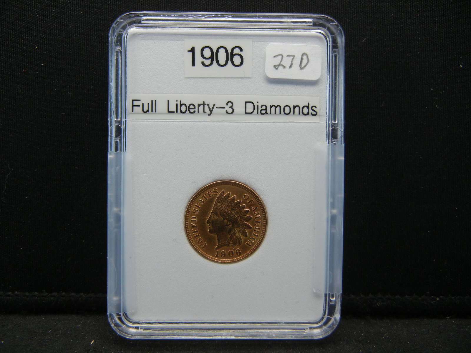 1906 Indian Head Cent, Full Liberty (1 of 4)