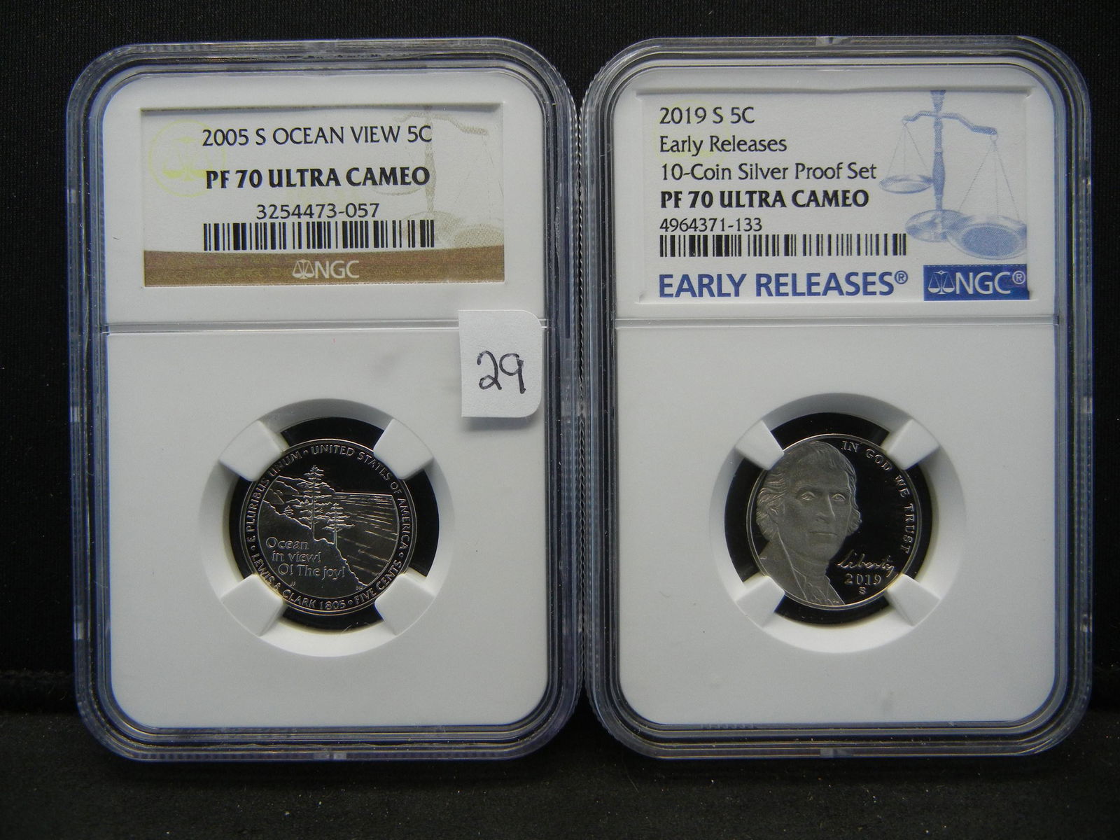 2005-S Ocean View Jefferson Nickel NGC PF70UC 1-yr. (1 of 9)