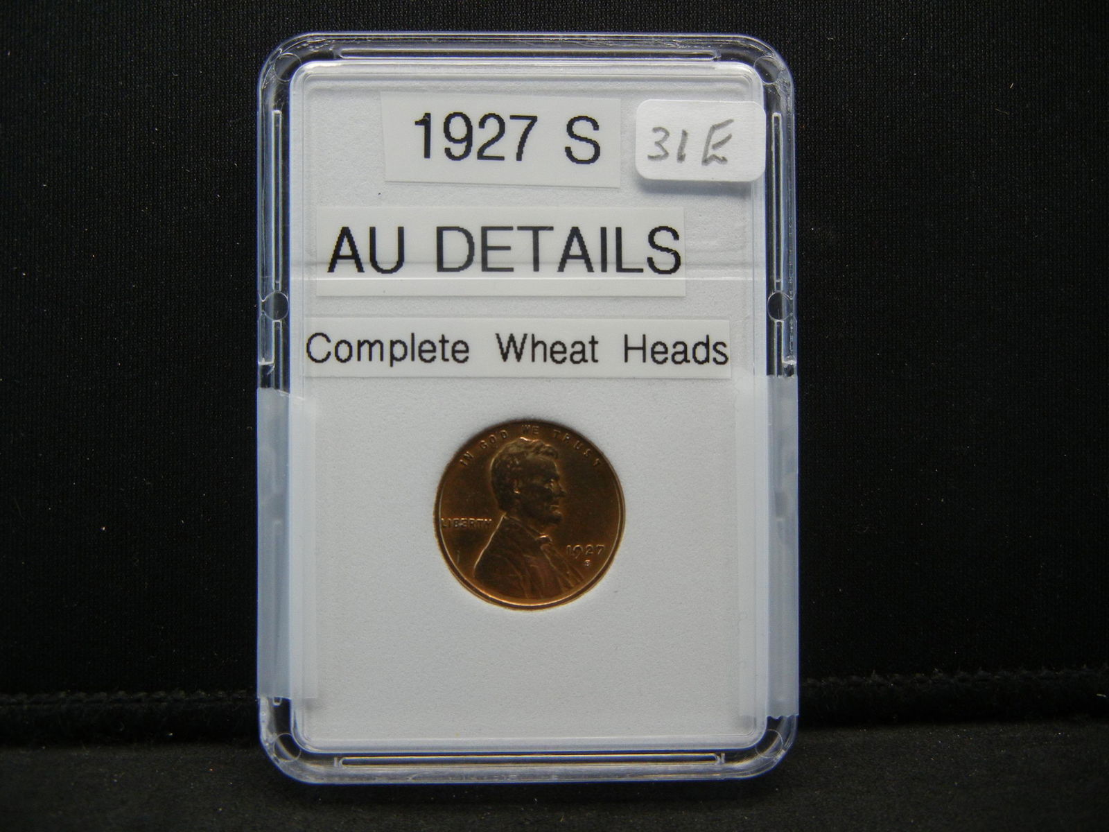 1927 S Wheat Cent, Complete Wheatheads (1 of 4)
