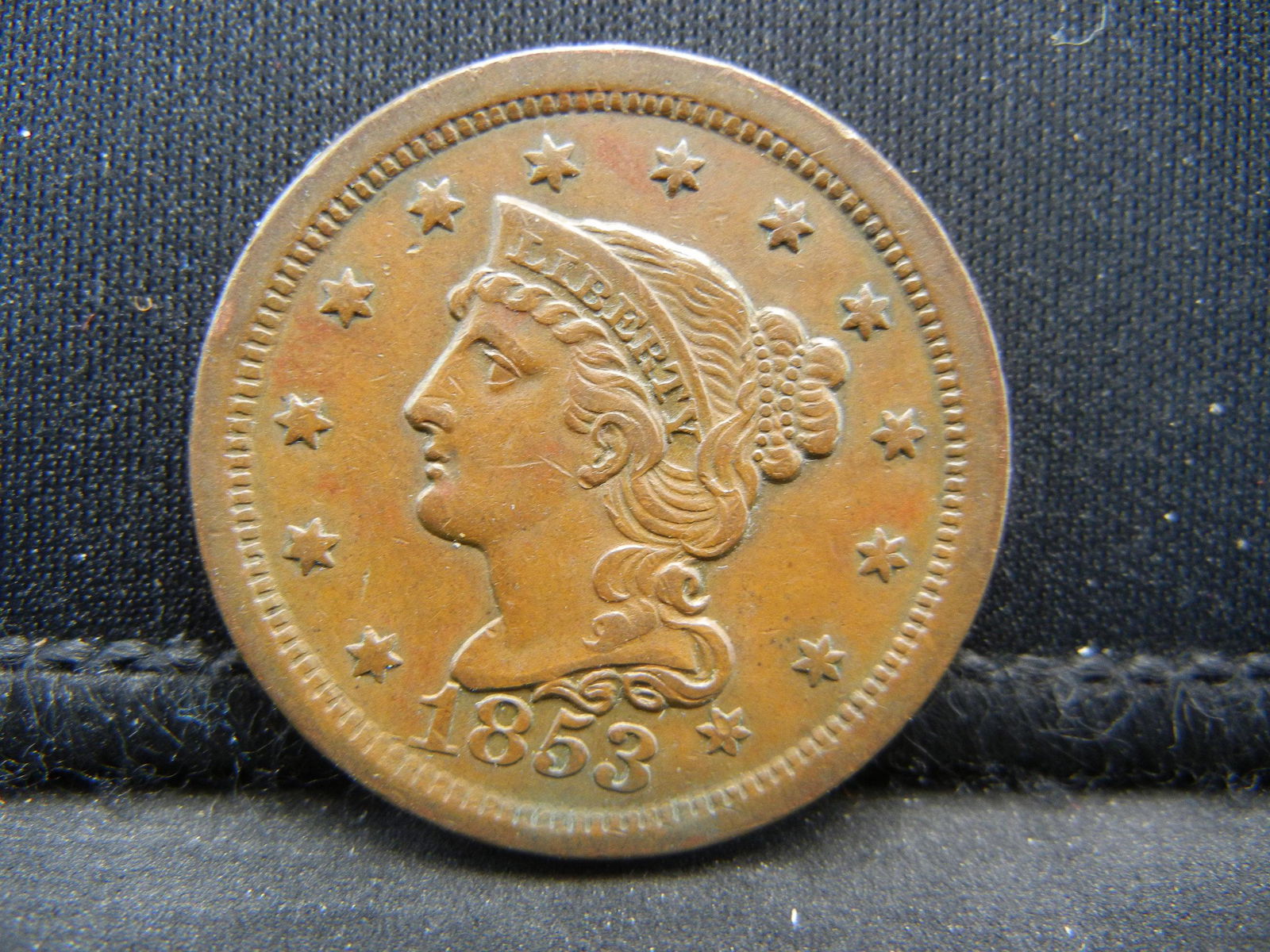 1853 Large Cent Nice (1 of 2)