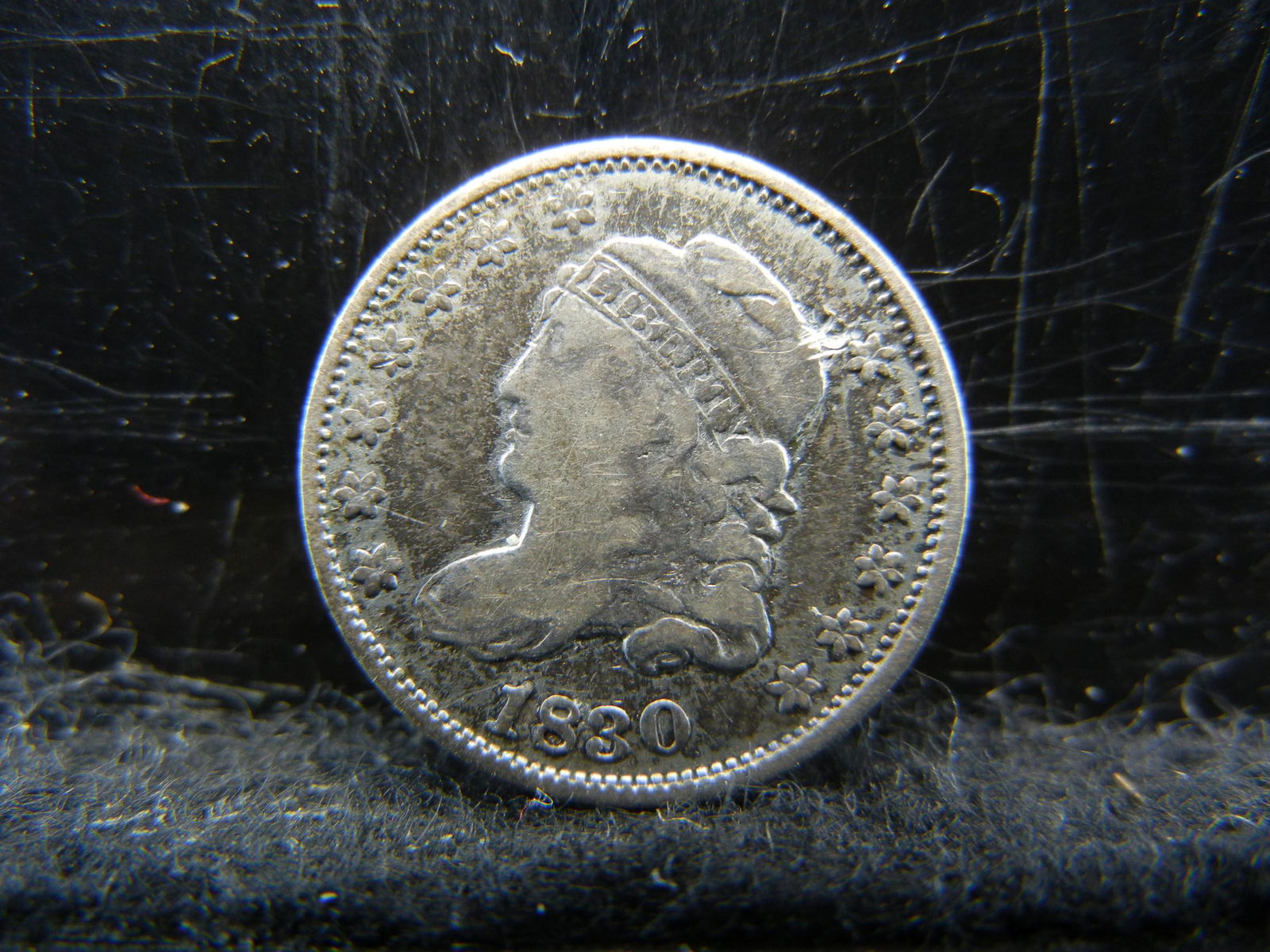 1830 Capped Bust Half Dime VF (1 of 2)