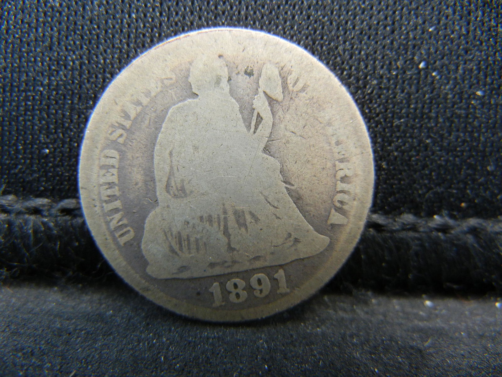 1891 Seated Dime (1 of 2)