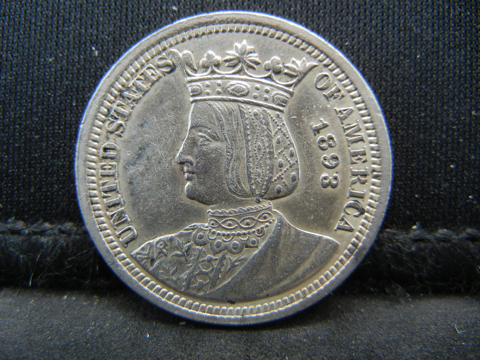 1893 Isabella Quarter Commemorative Low Mintage (1 of 2)