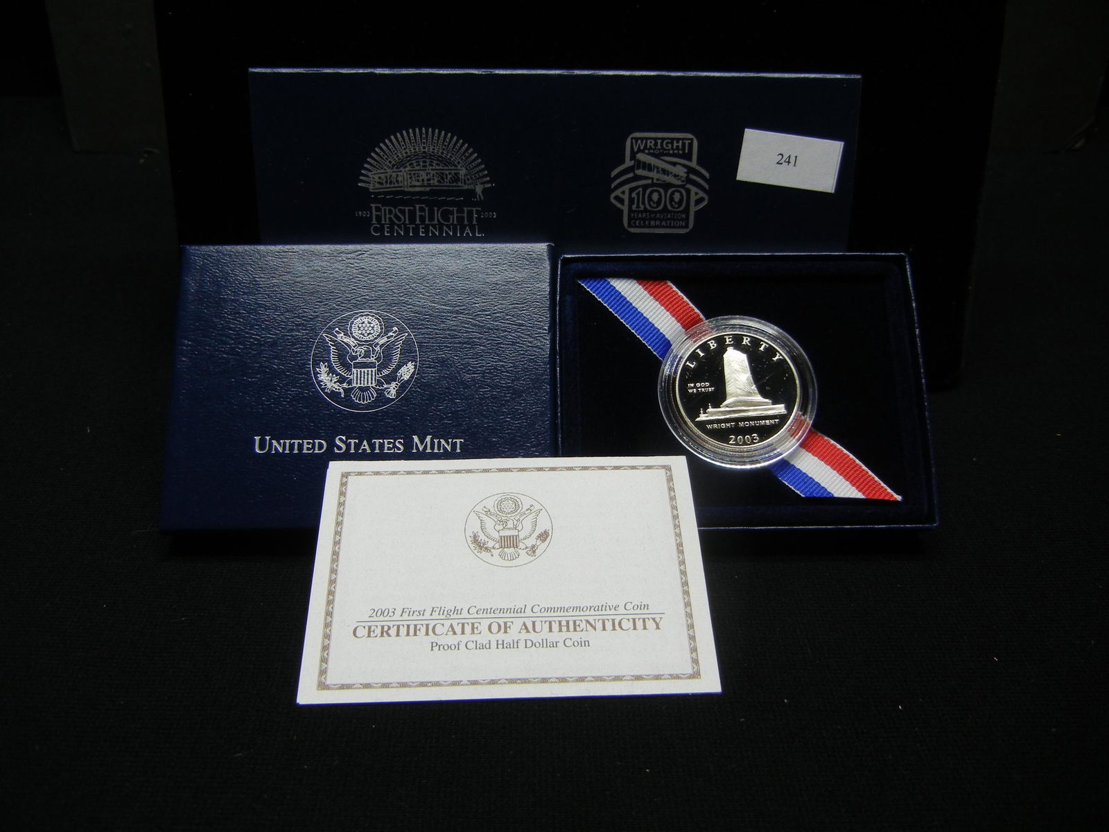 2003 United States First Flight Proof Clad Half Dollar (1 of 4)