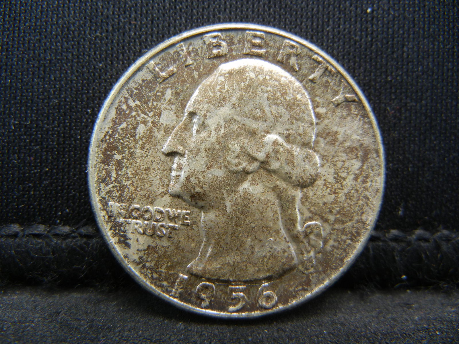 1956-D United States Washington Silver Quarter (1 of 2)