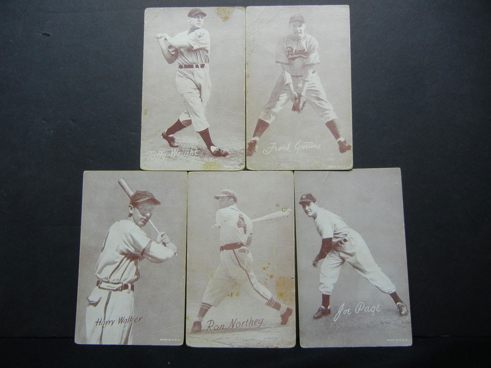 5 Different 1947-1966 Exhibits Cards (1 of 3)