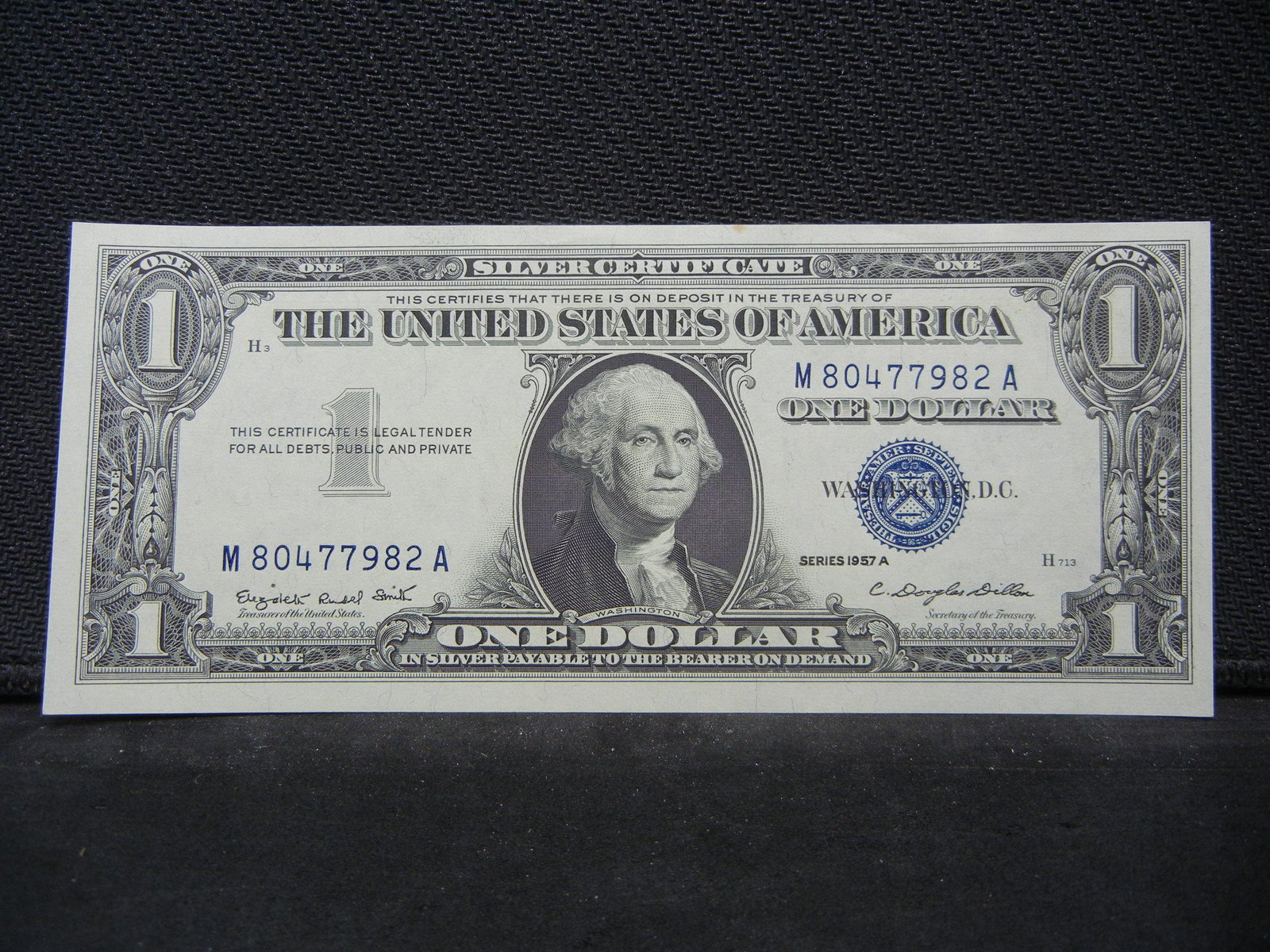 1957 A Crisp Unc One Dollar Silver Certificate (1 of 3)