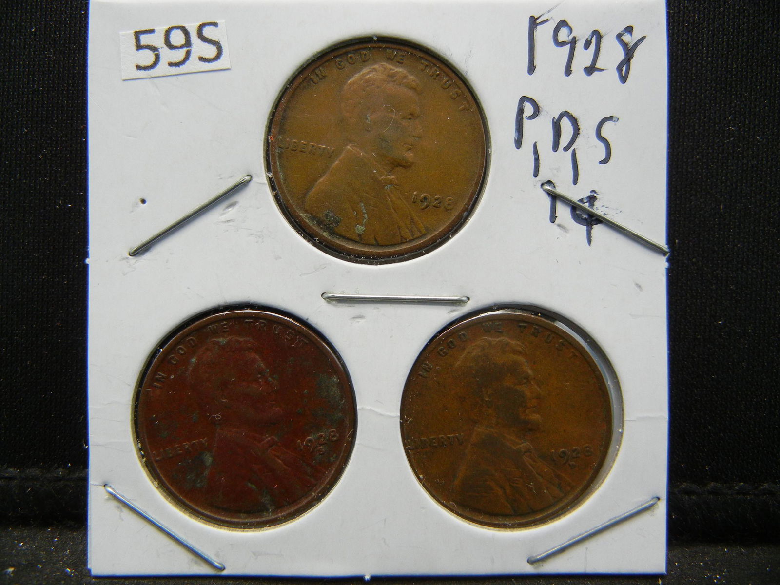 1928 PDS Lincoln Wheat Cents (1 of 2)
