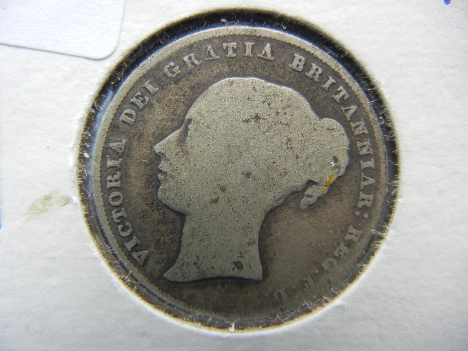 1851 Great Britain One Shilling.  VG.  Original Silver (1 of 2)