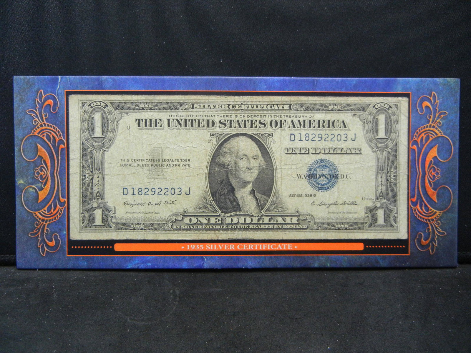 1935-G $1 Blue Seal Silver Certificate "Depression Era (1 of 4)