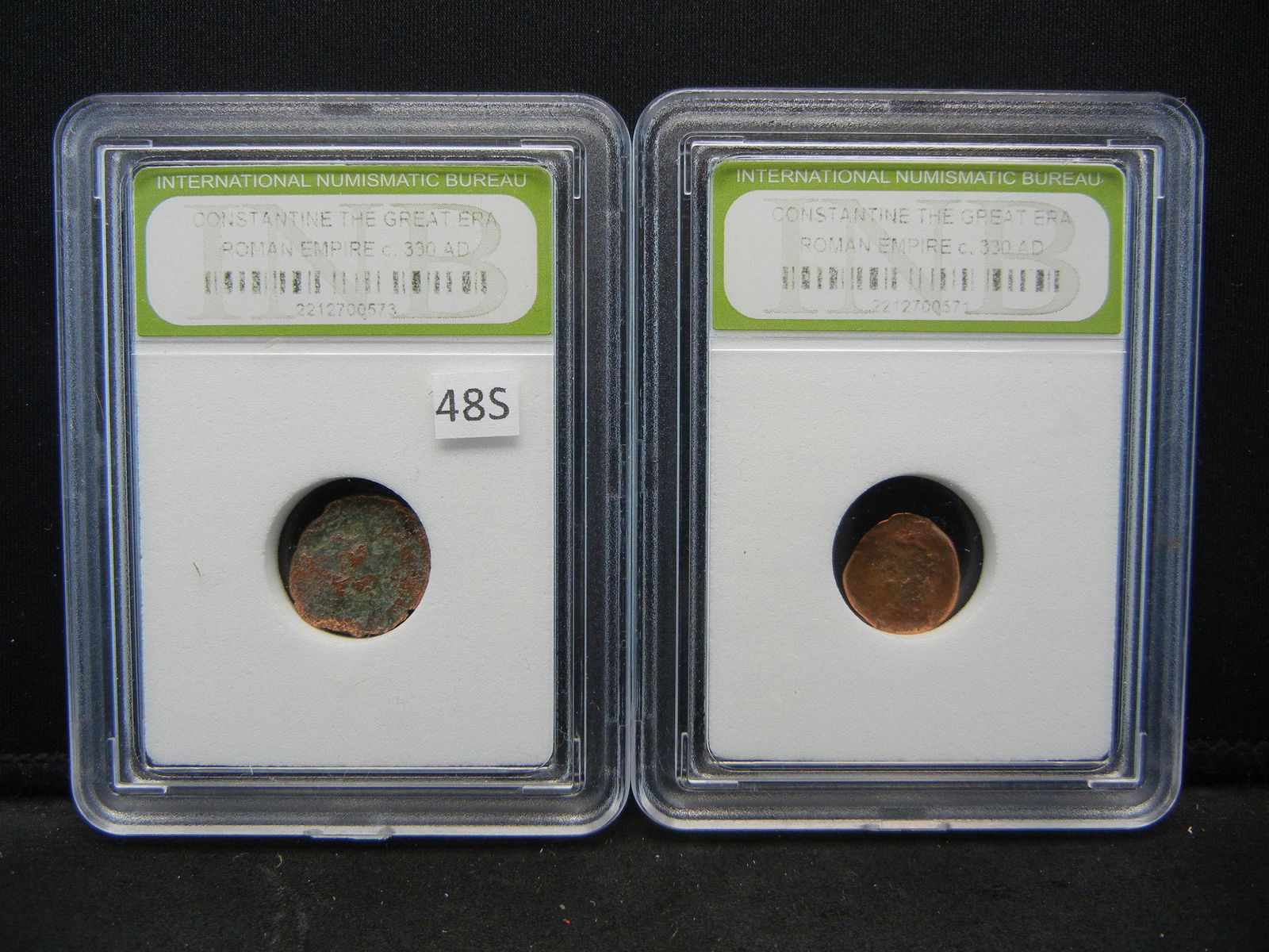 (2) Ancient Roman Empire Coins (1 of 9)