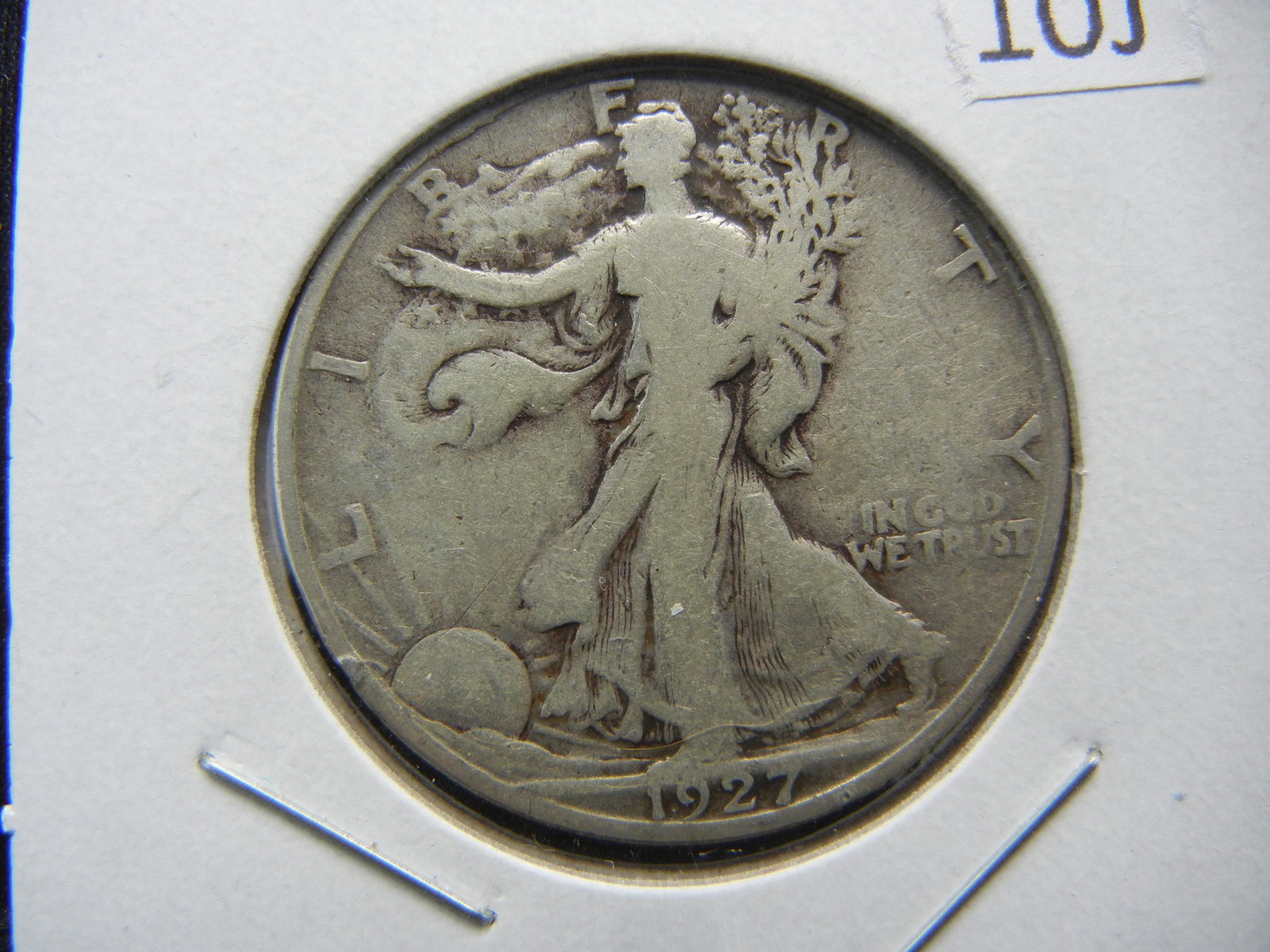 1927-S Walker Half Dollar. Fine: 1927-S Walker Half Dollar. Fine