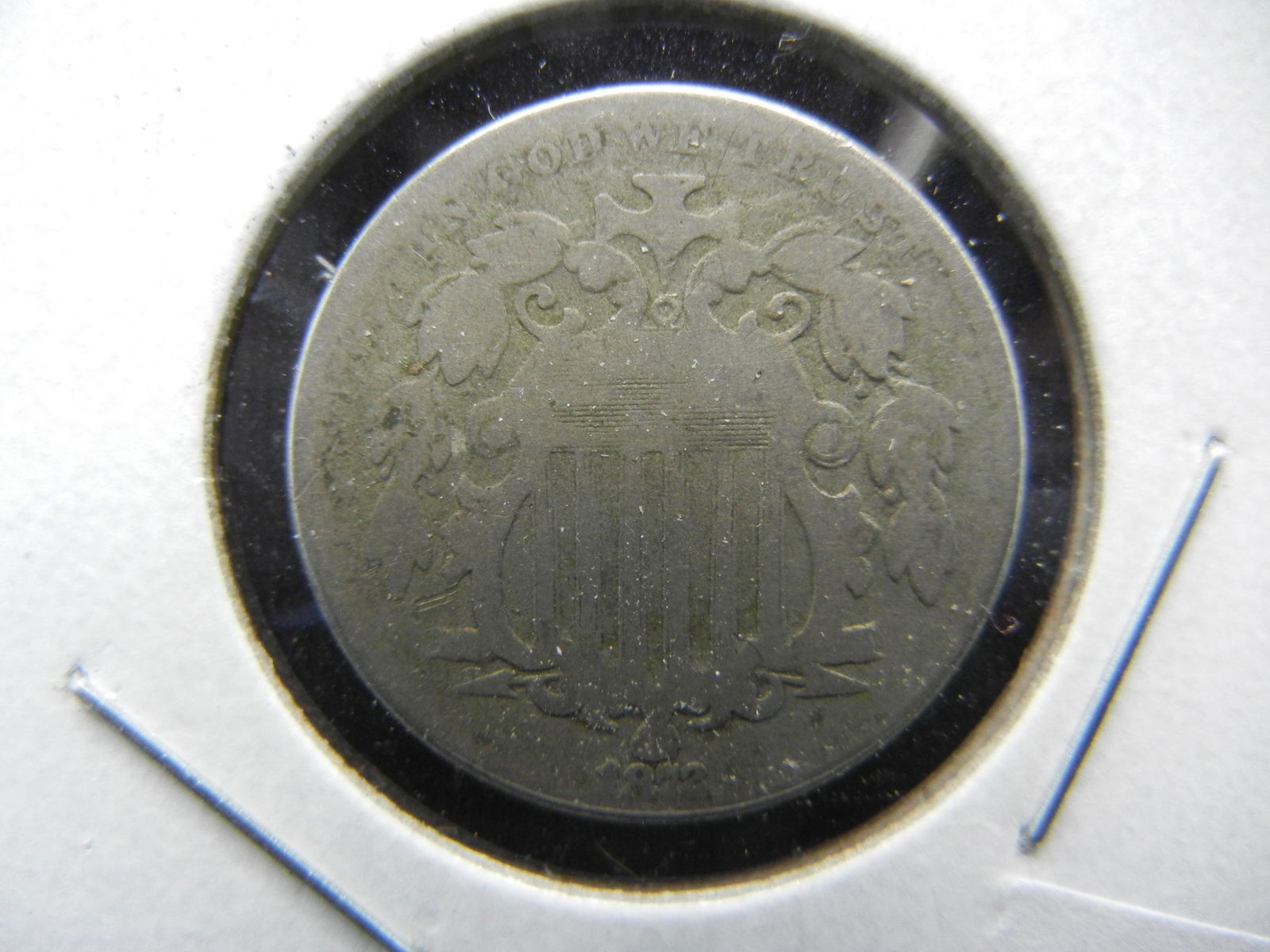 1872 Shield Nickel. VG. Better date (1 of 3)