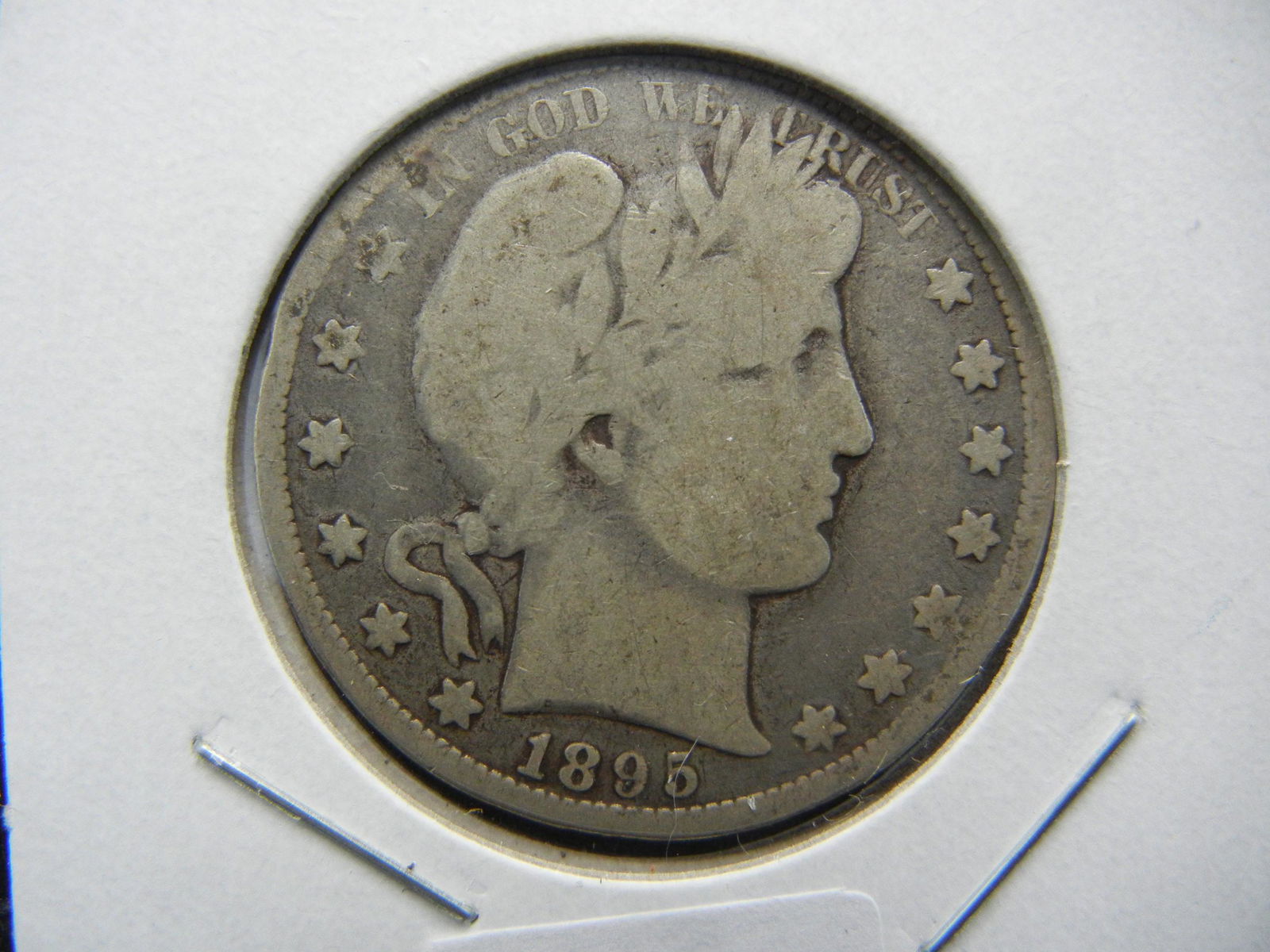 1895 Barber Half Dollar. (1 of 3)
