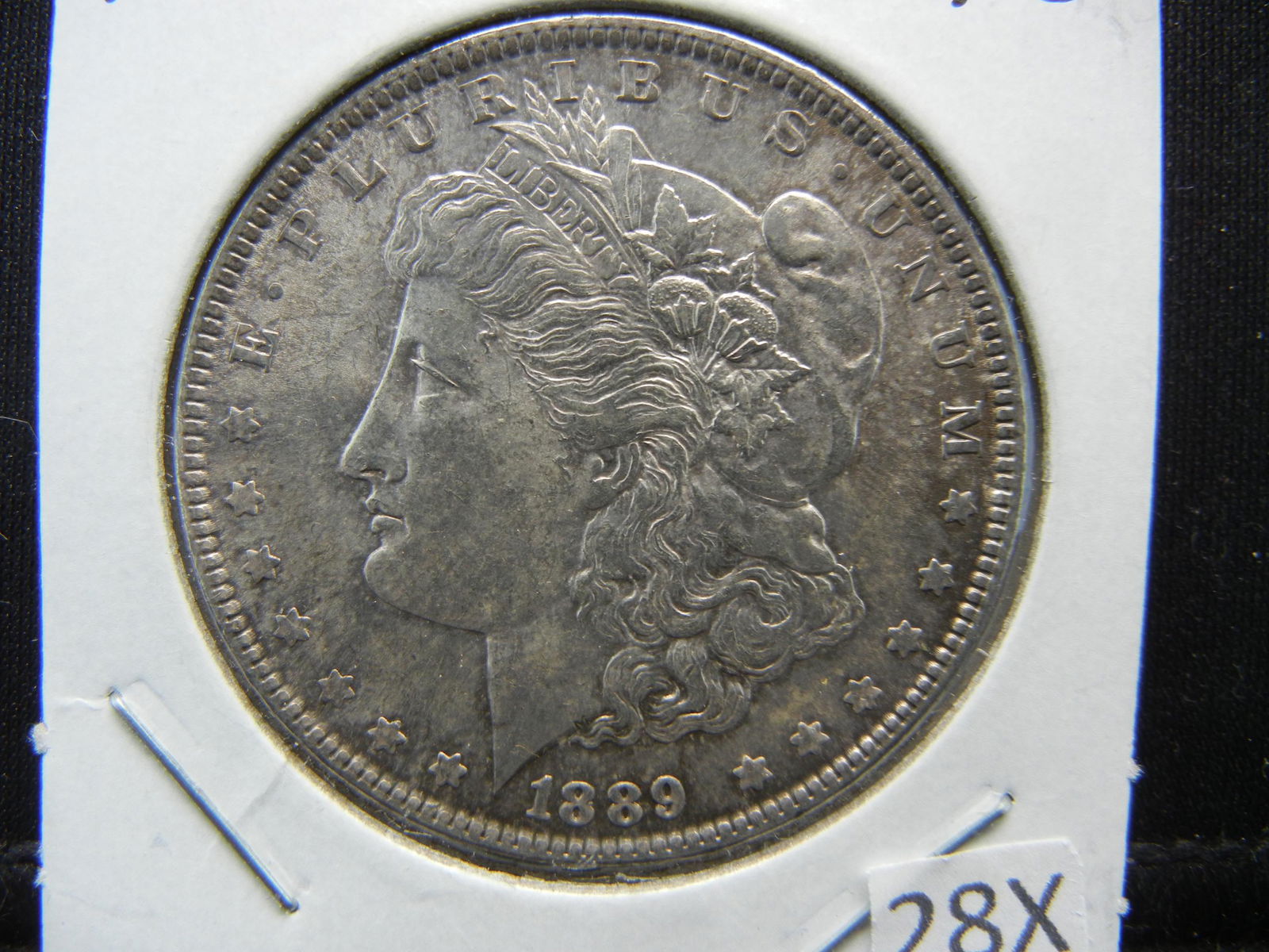 1889 Morgan Dollar. UNC. BLUE! (1 of 3)