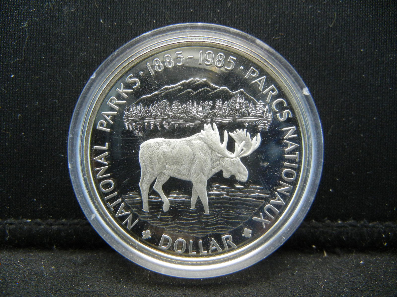 1985 Canada Silver Parks Dollar. Proof (1 of 2)