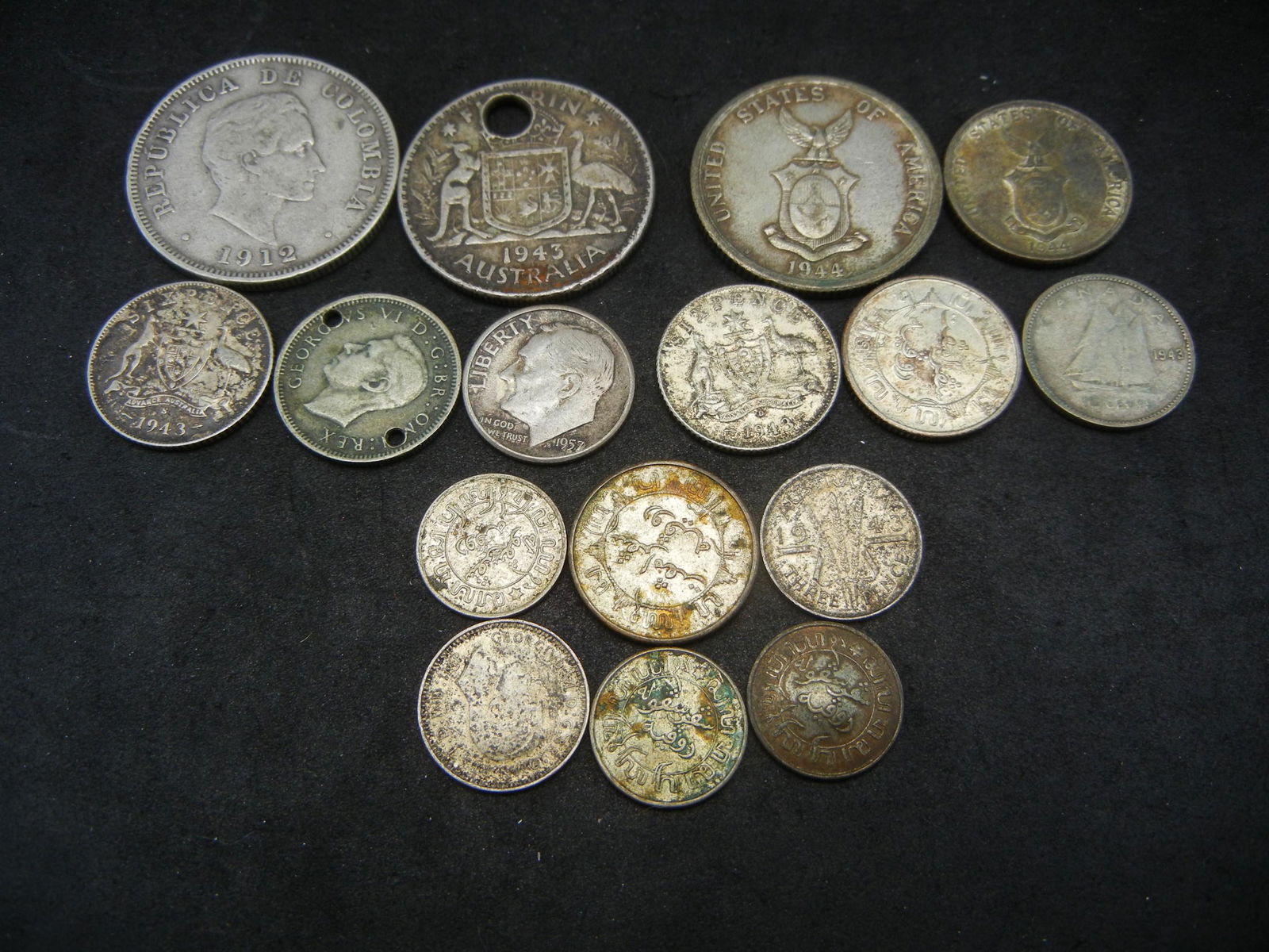 2 ounces of foreign SILVER coins. (1 of 4)