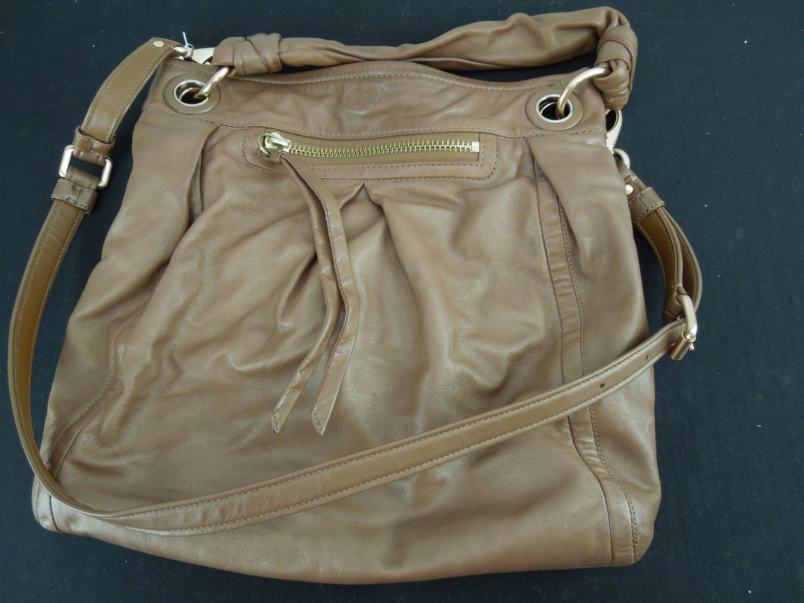 Tan COACH leather purse. Used (1 of 4)