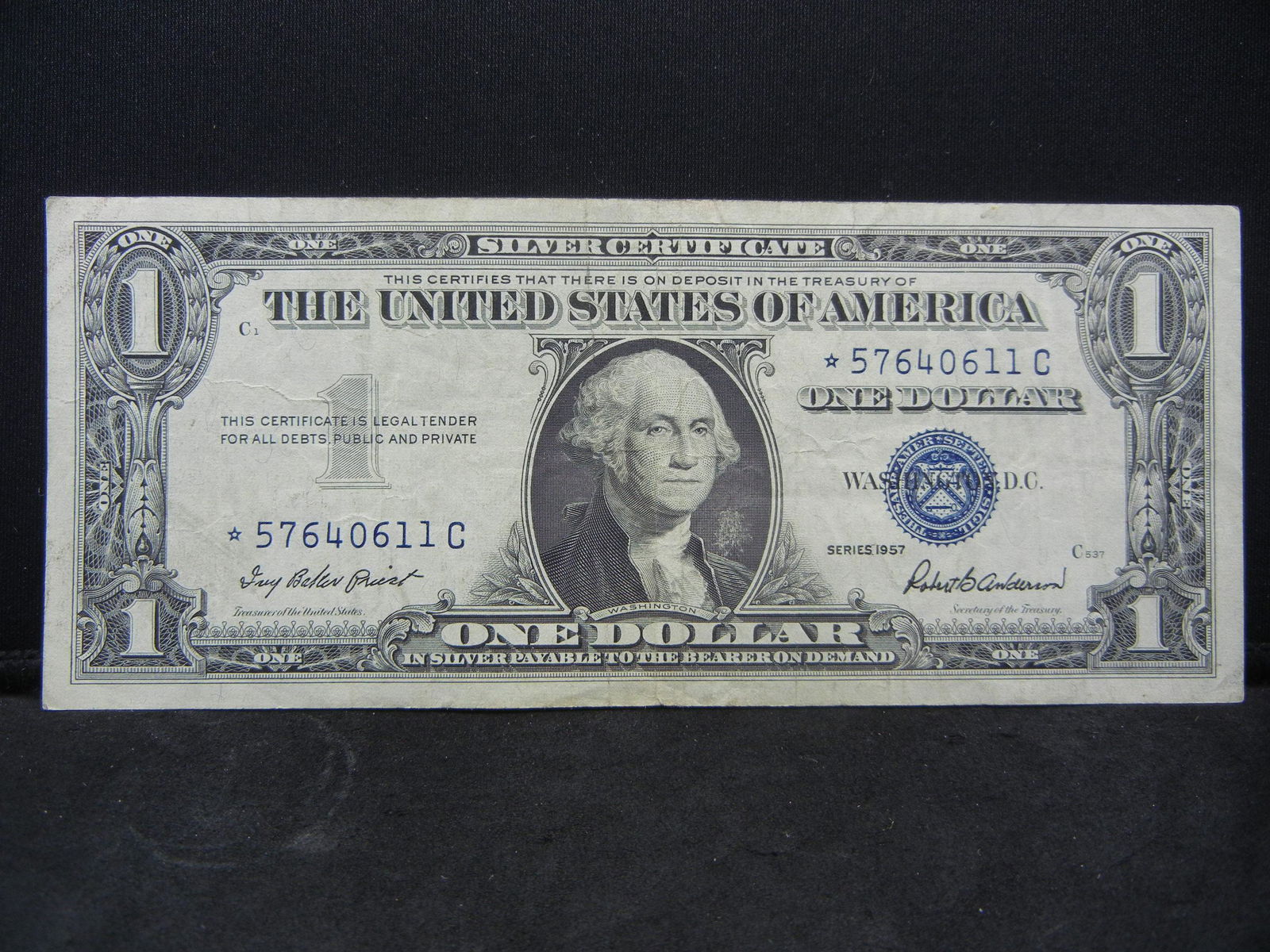 1957 Silver Certificate STAR Note (1 of 3)
