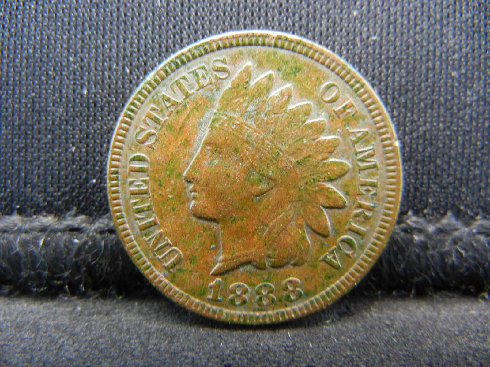 1888 Indian Cent AU Strong Strike (1 of 2)