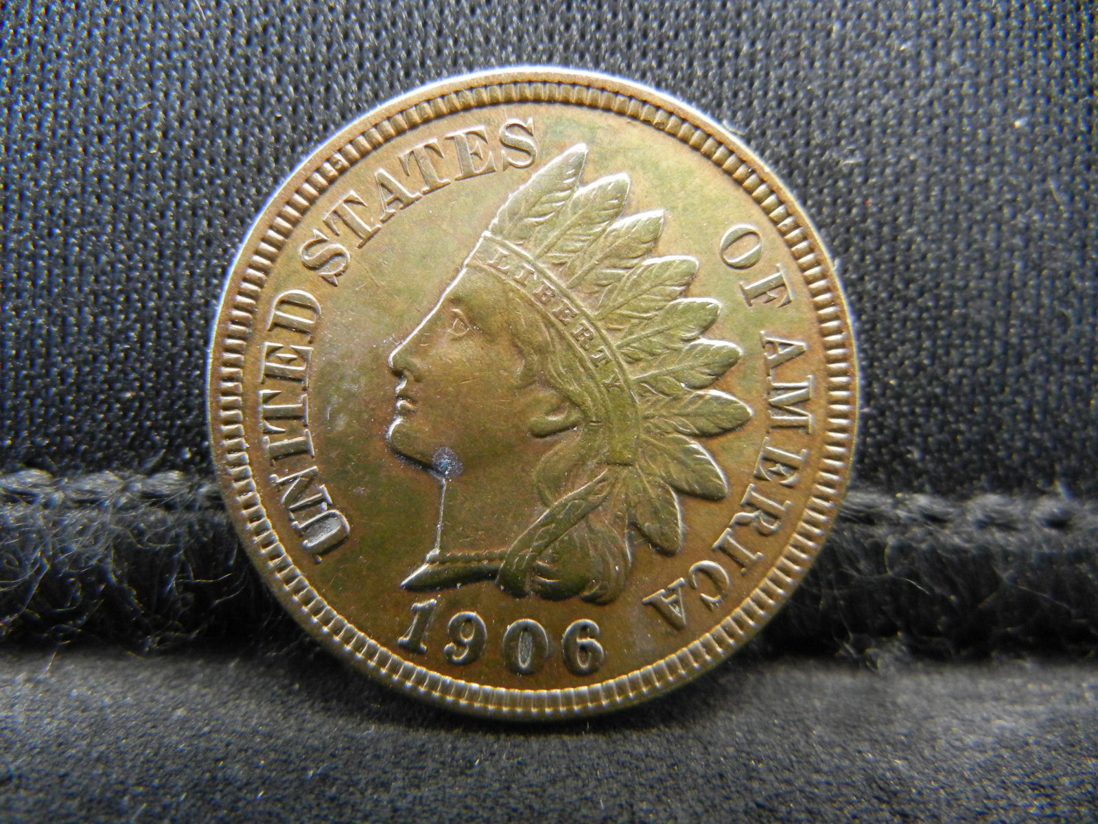 1906 Indian Cent AU/BU (1 of 2)
