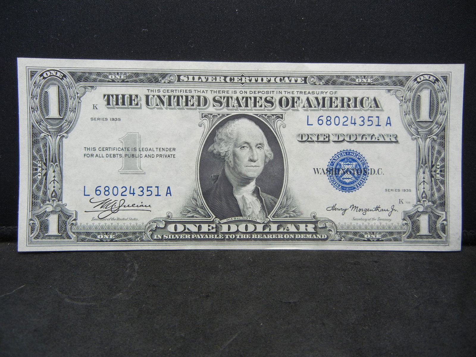 1935 Silver Certificate Higher Grade (1 of 3)