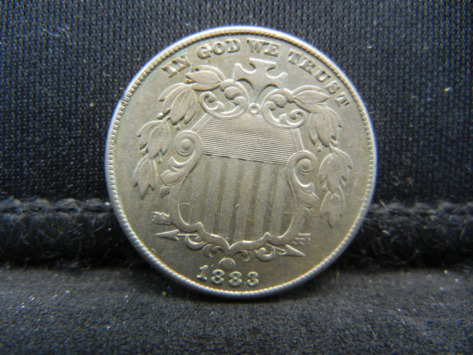 1883 Shield Nickel AU Nice (1 of 2)