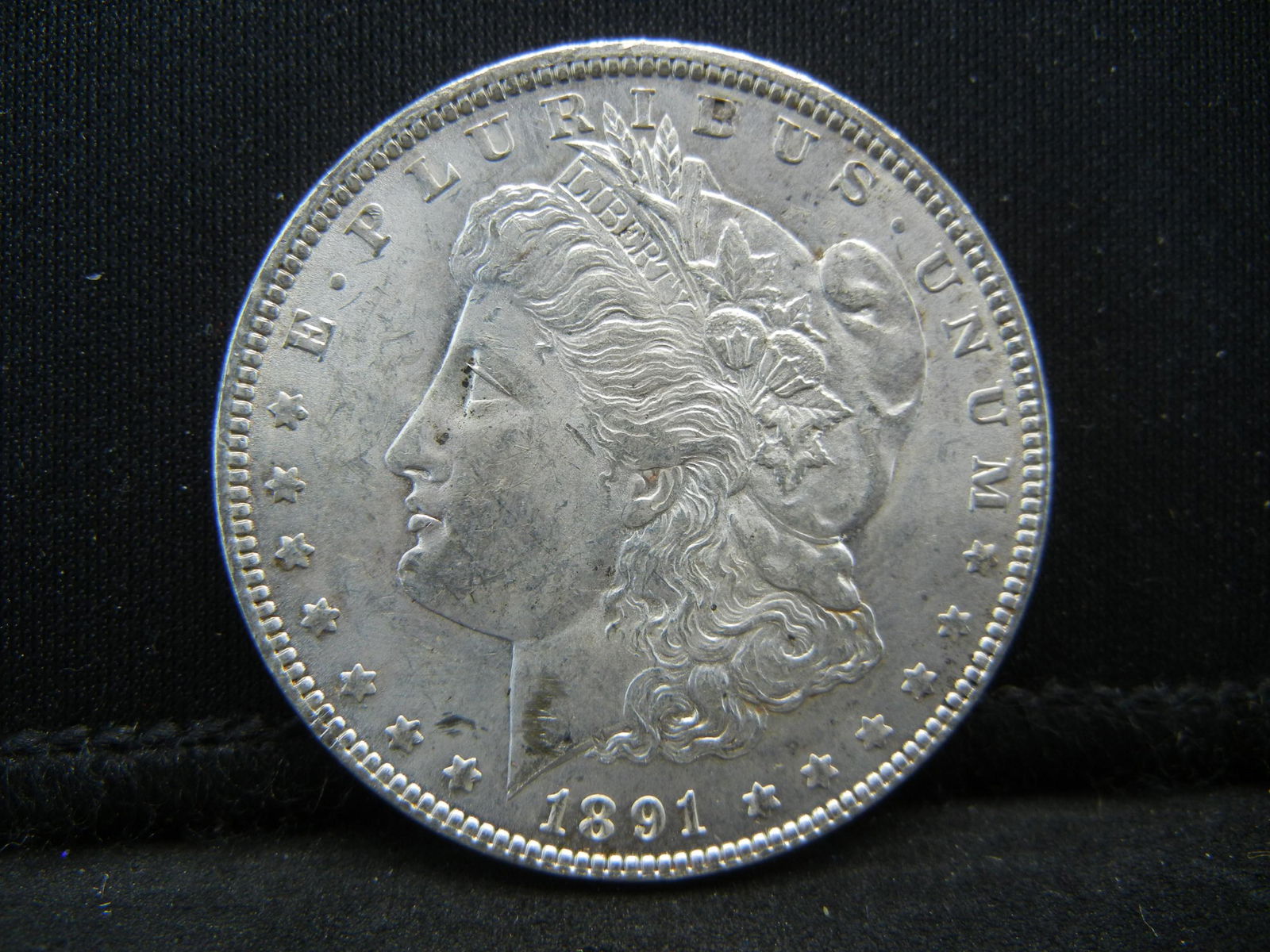 1891 Morgan Dollar AU/BU (1 of 2)