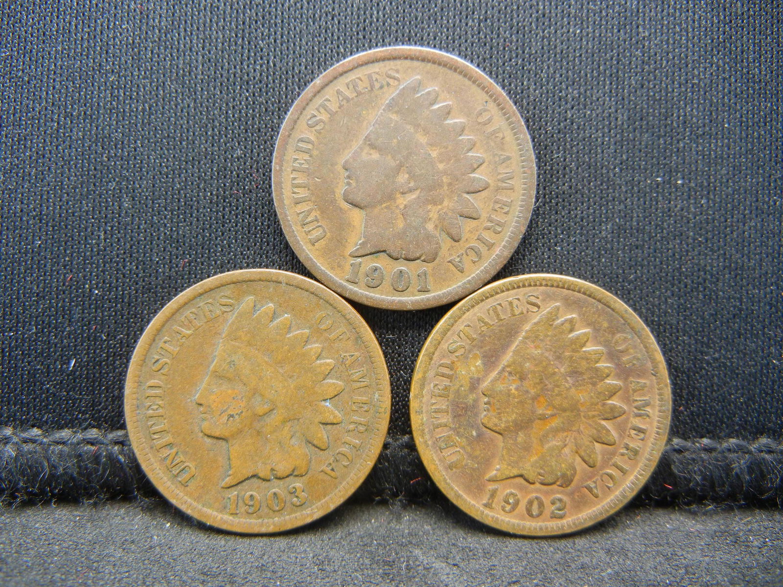 1901, 1902, 1903 Indian Head Penny Cents (1 of 2)