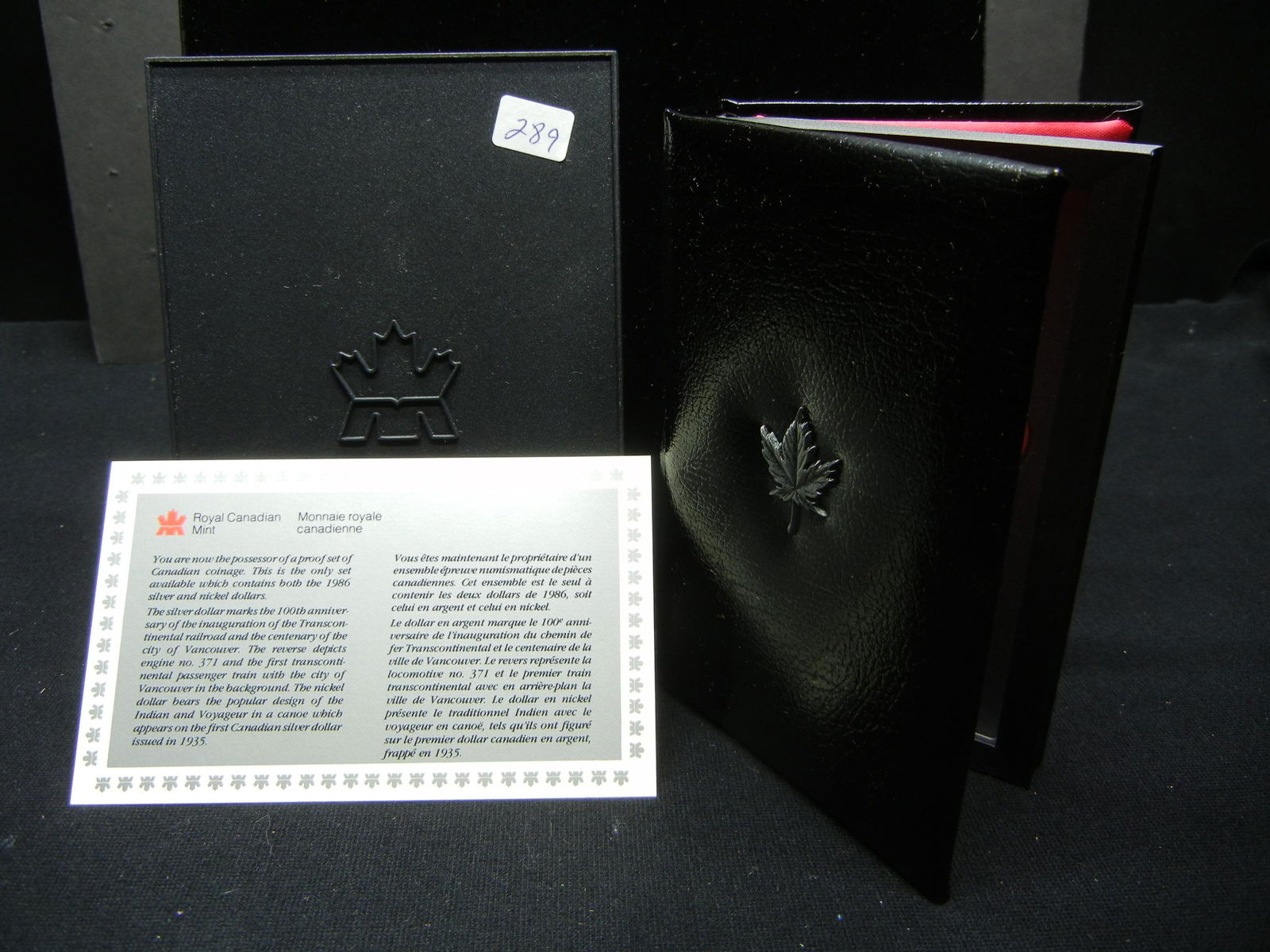 1986 Canada 7 Coin Proof Set - Vancouver Dollar w/ (1 of 4)