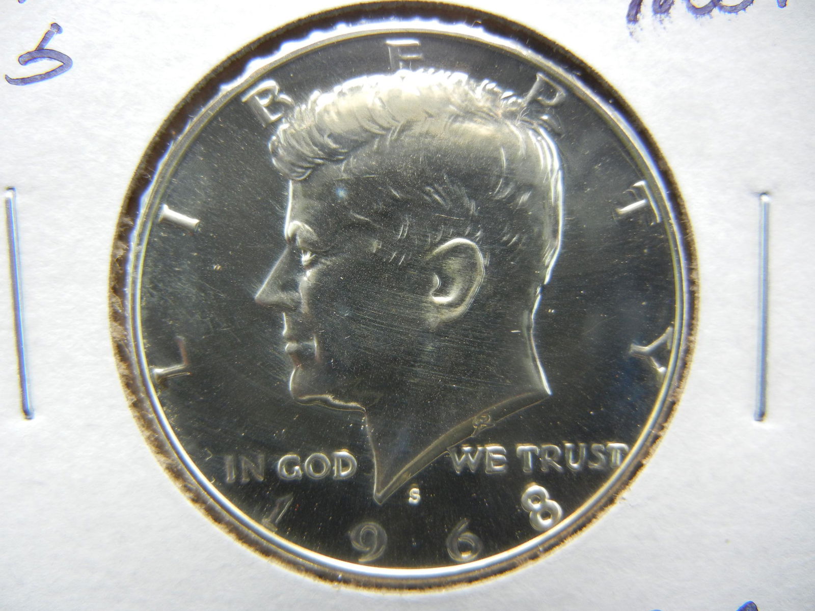 1968 S Gem Proof Kennedy Half Dollar (1 of 2)
