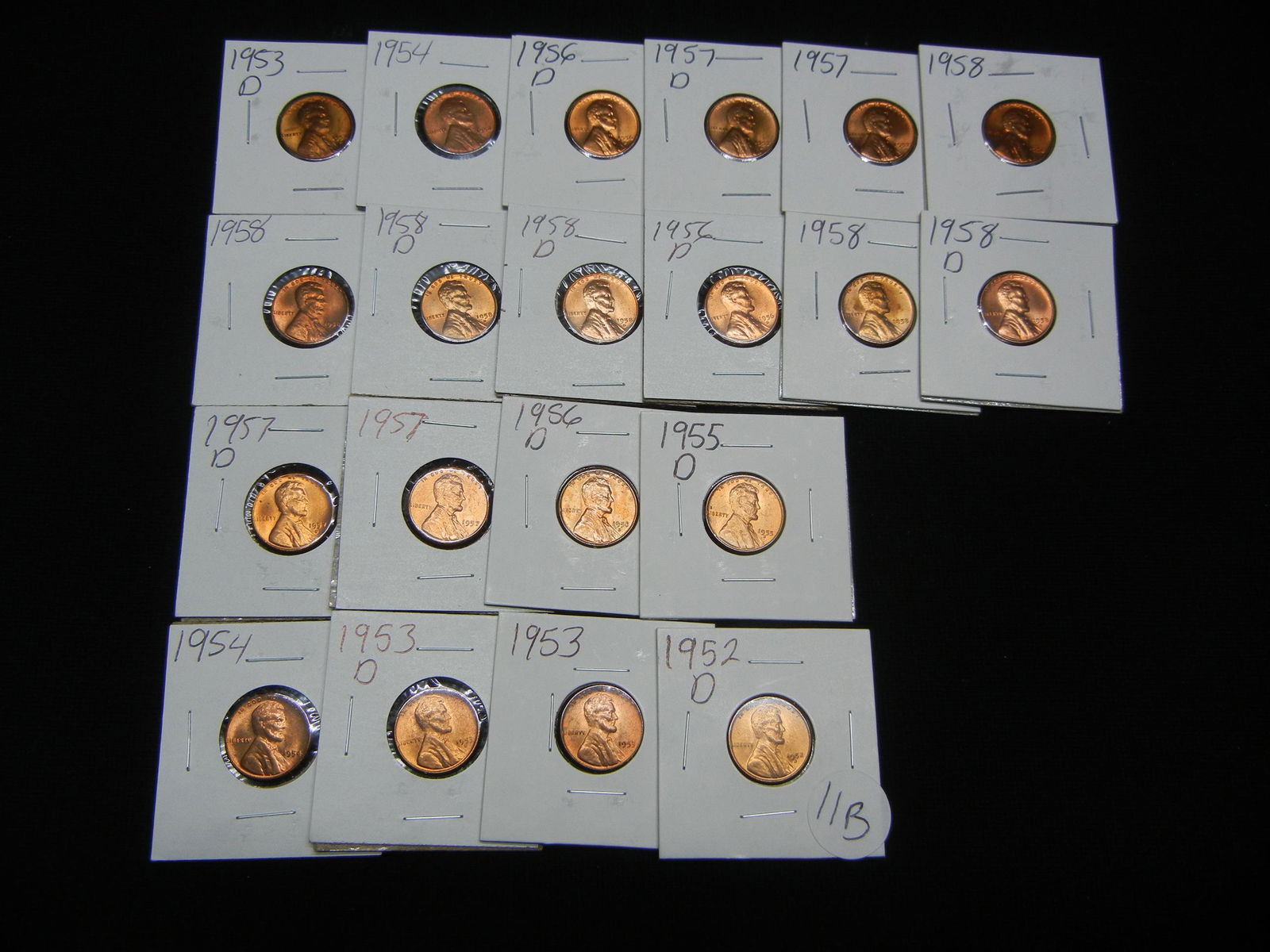 20 BU Wheat Cents (1 of 5)