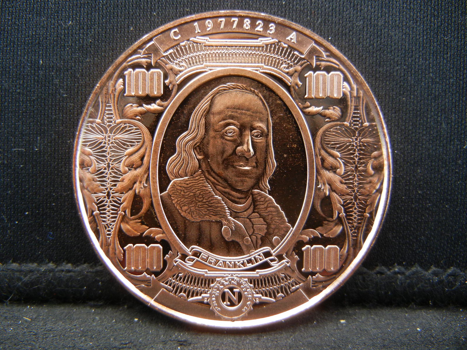 Franklin .999 Copper Round (1 of 2)