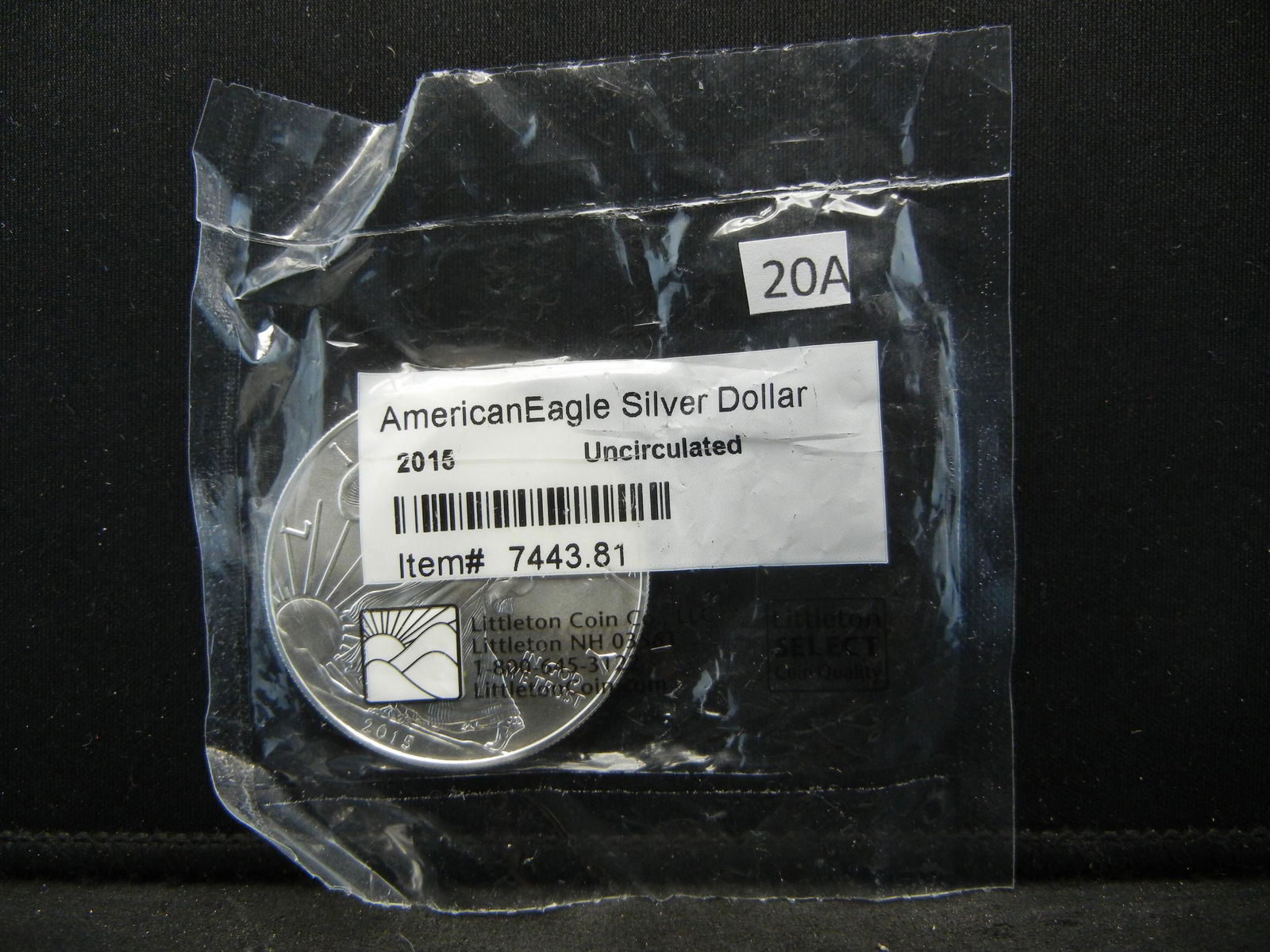 2015 American Eagle Silver Dollar (1 of 3)