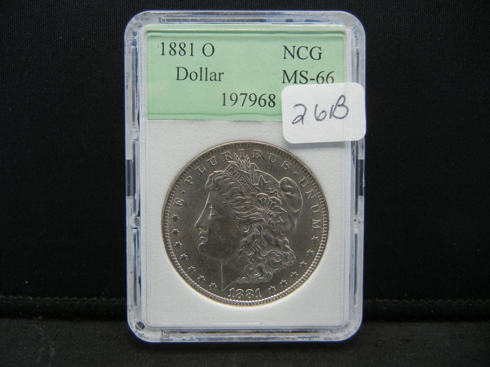 1881 O Morgan Dollar NCG MS66 (1 of 4)