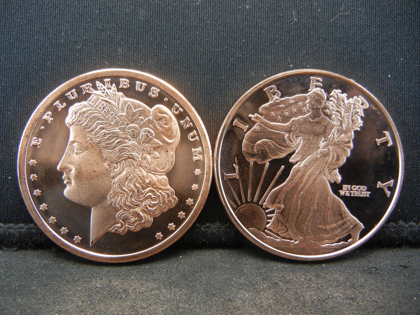2 One Ounce Copper Rounds (1 of 2)